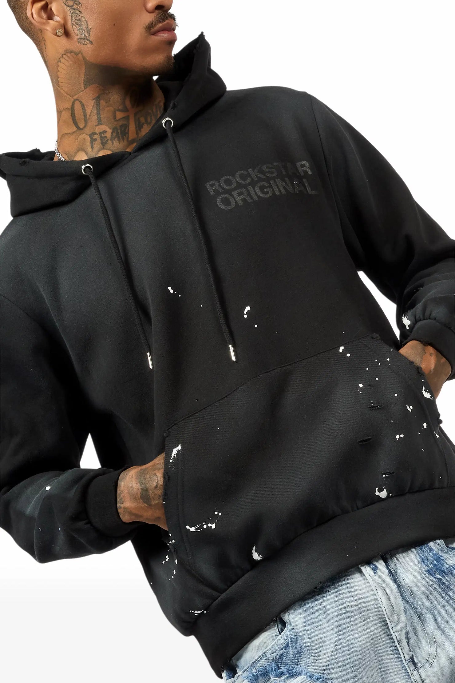 Reign Black Graphic Hoodie