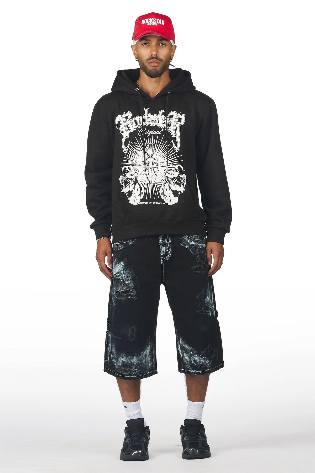 Nayse Black Denim Jort