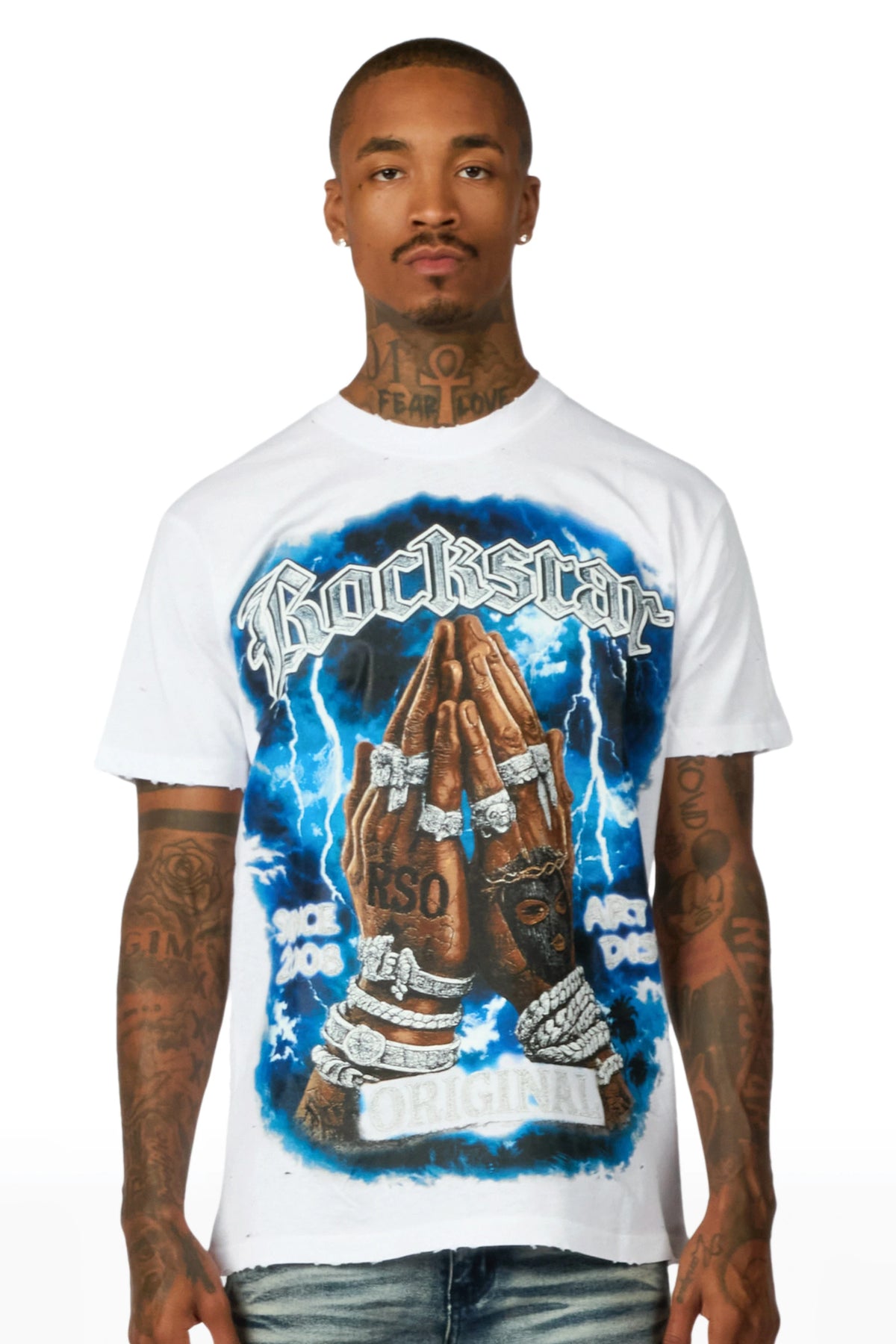 Thorne White Oversized Graphic T-Shirt