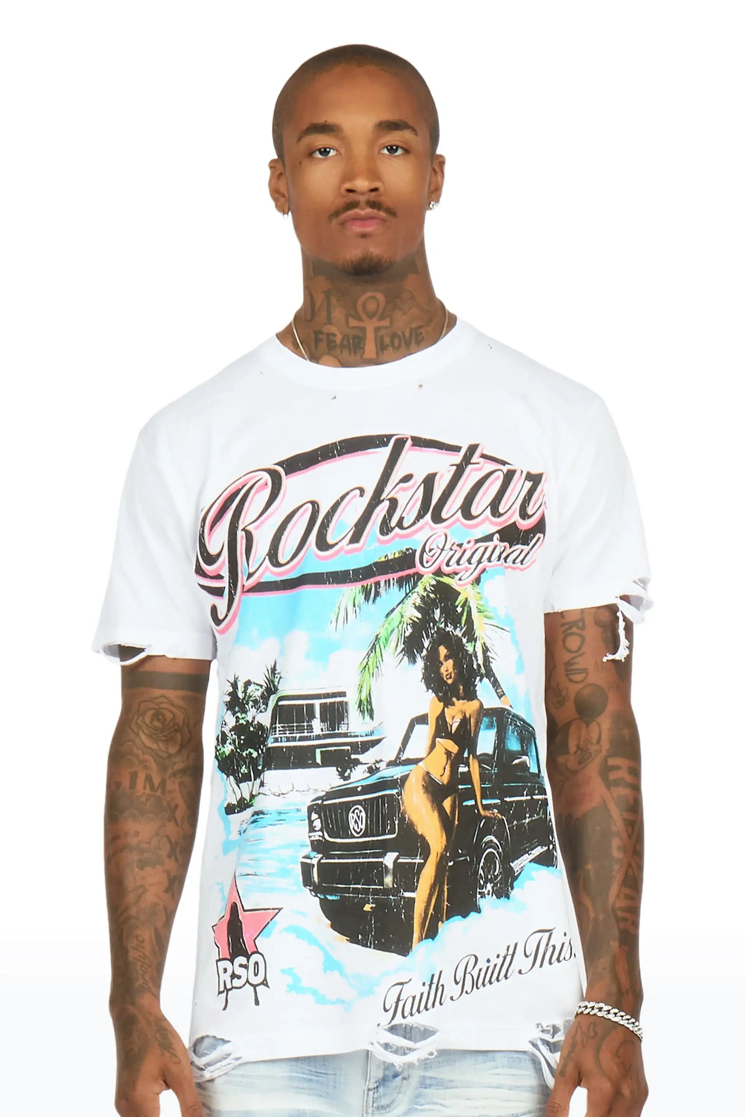 Murrell White Oversized T-Shirt