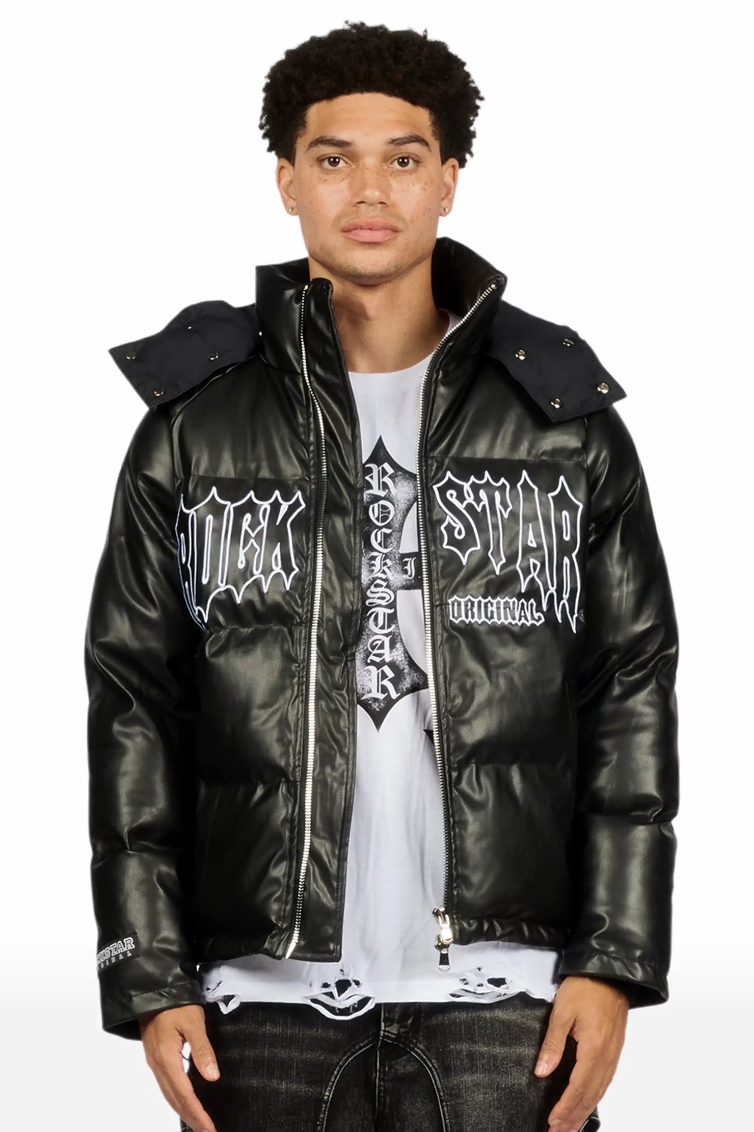 Ravi Black Puffer Jacket