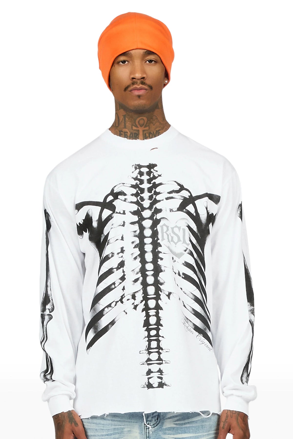 Chalice White Oversized Long Sleeve T-Shirt