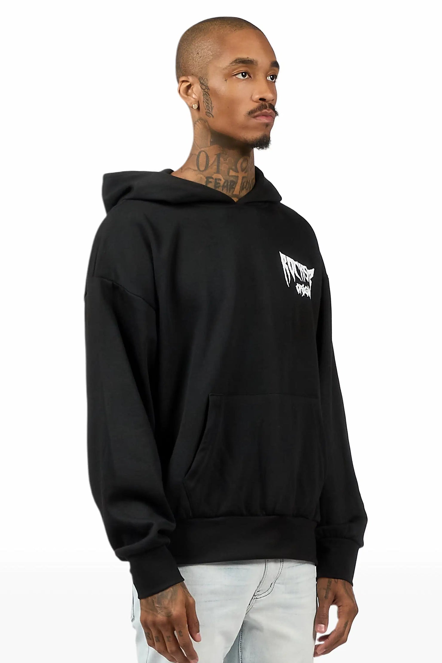 Twinkle Black/White Graphic Hoodie