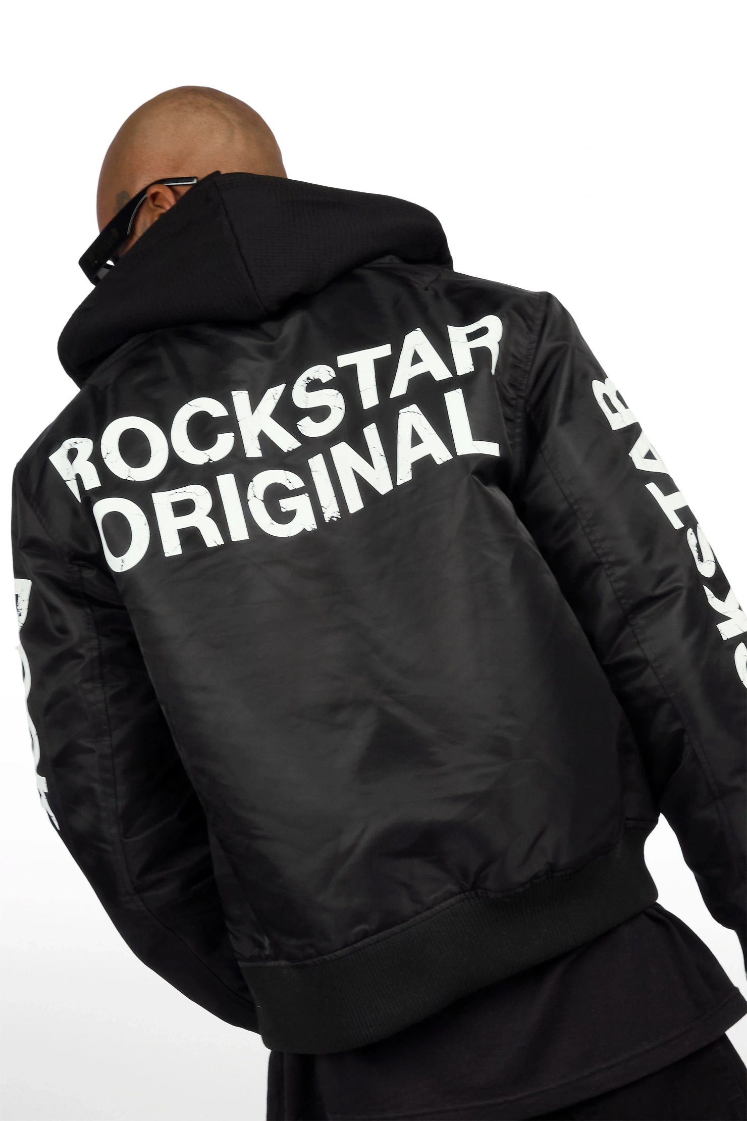 Aldrin Black Bomber Jacket