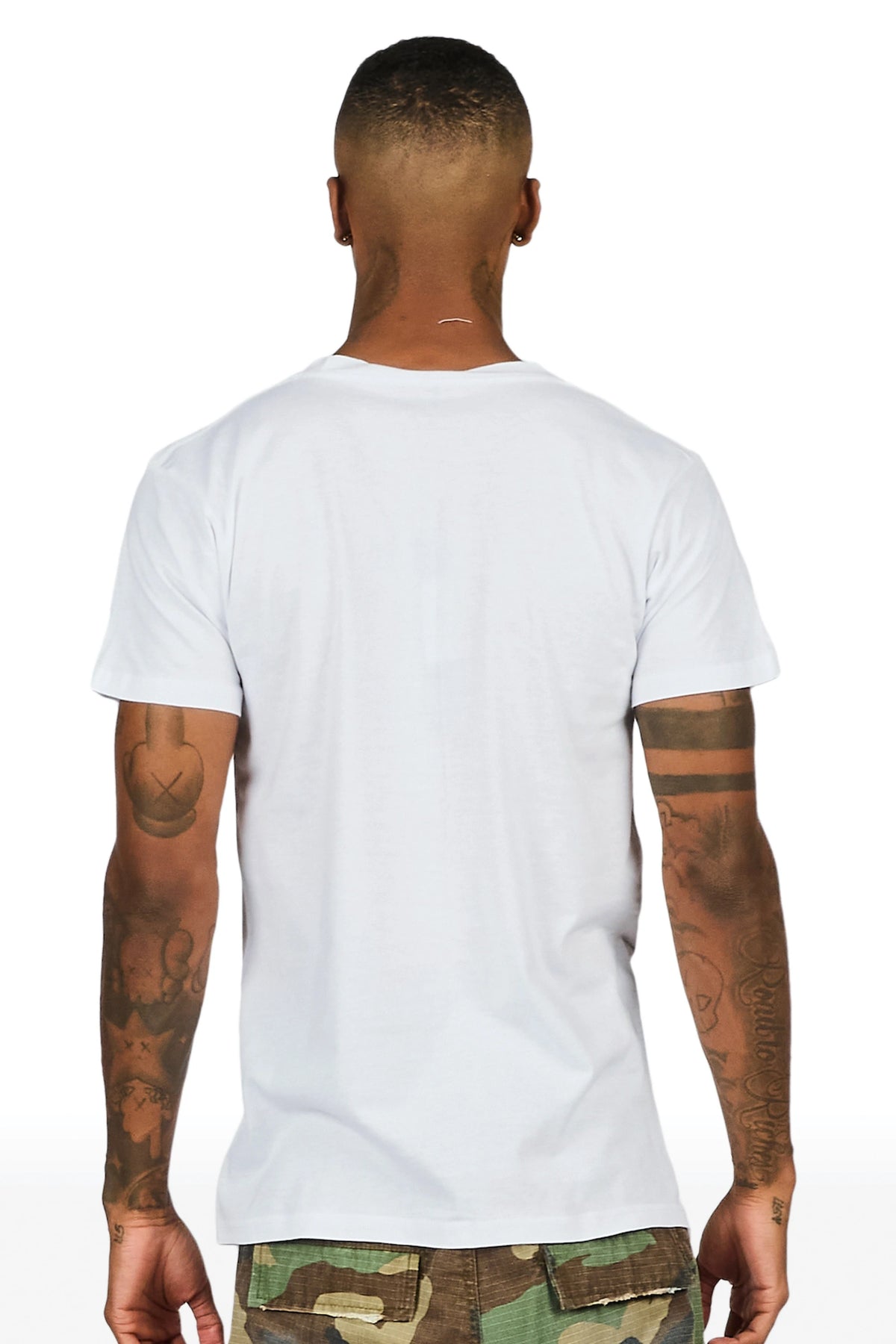 Blaise White Oversized Graphic T-Shirt