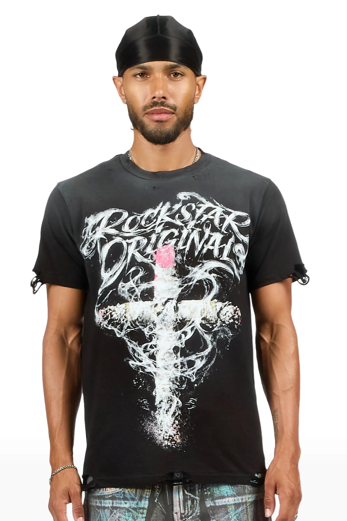 Harlan Black Oversized Graphic T-Shirt