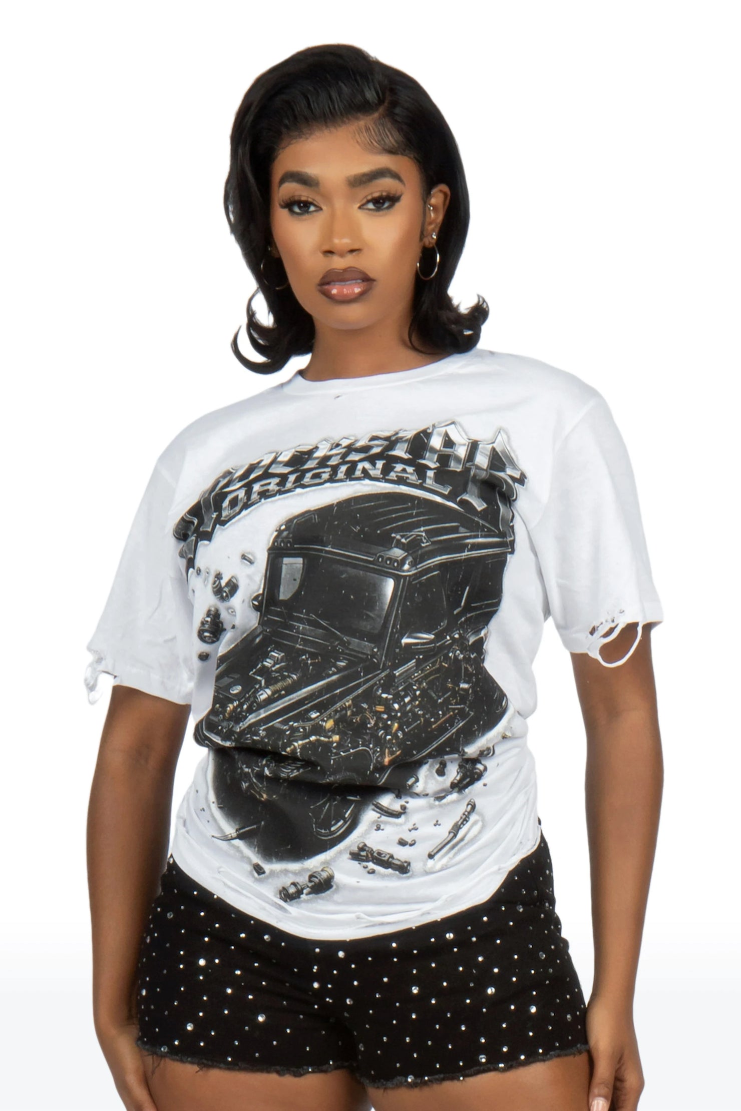 Khalille White T-Shirt