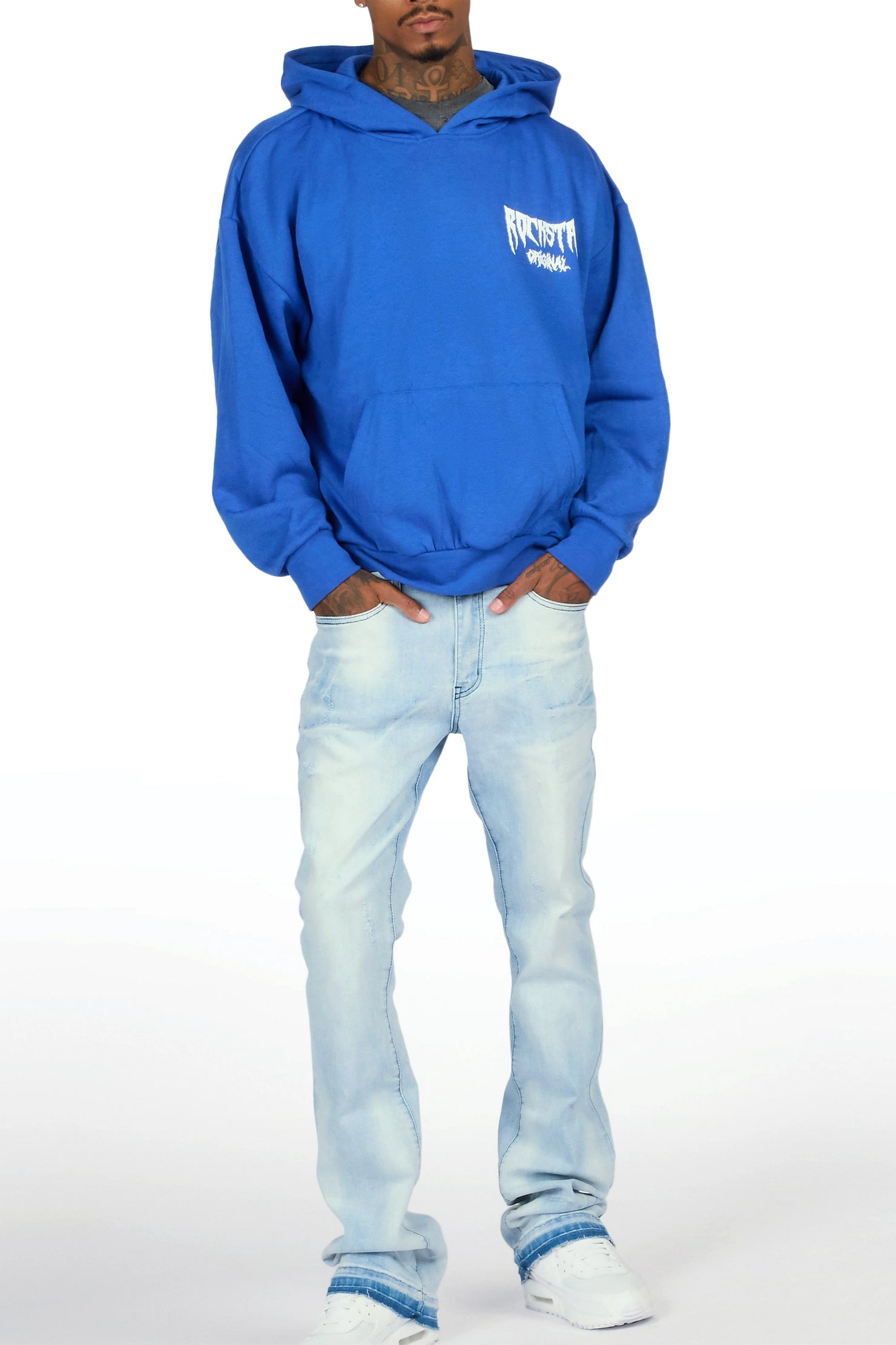 Twinkle Royal Blue Graphic Hoodie