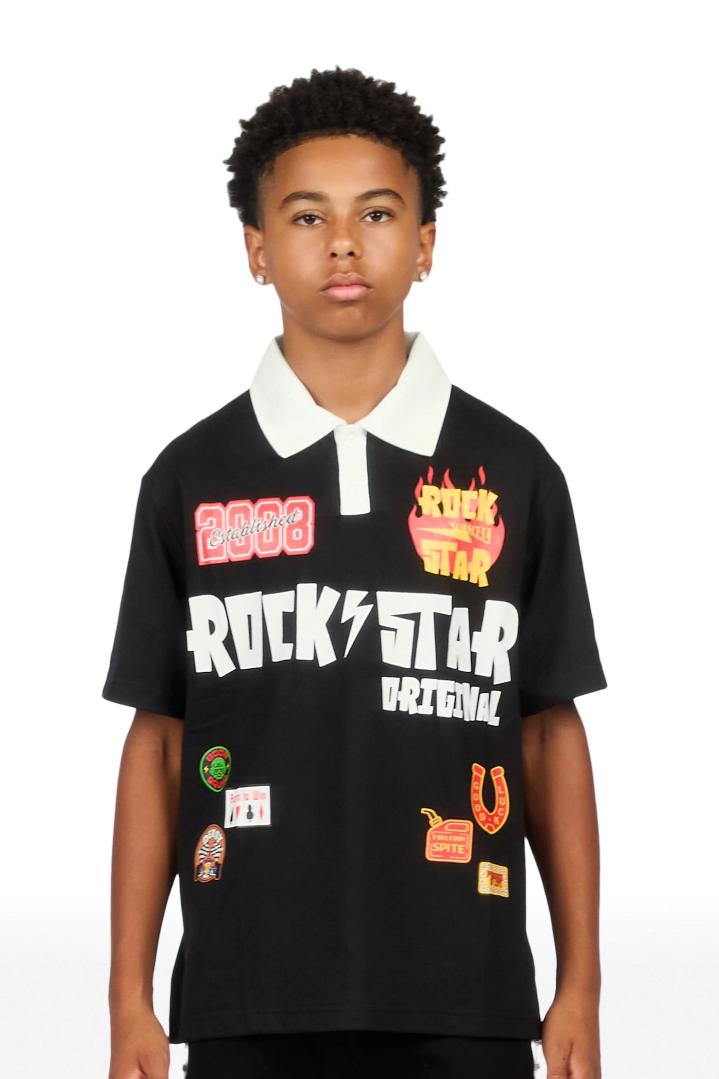 Boys Jimy Black Polo