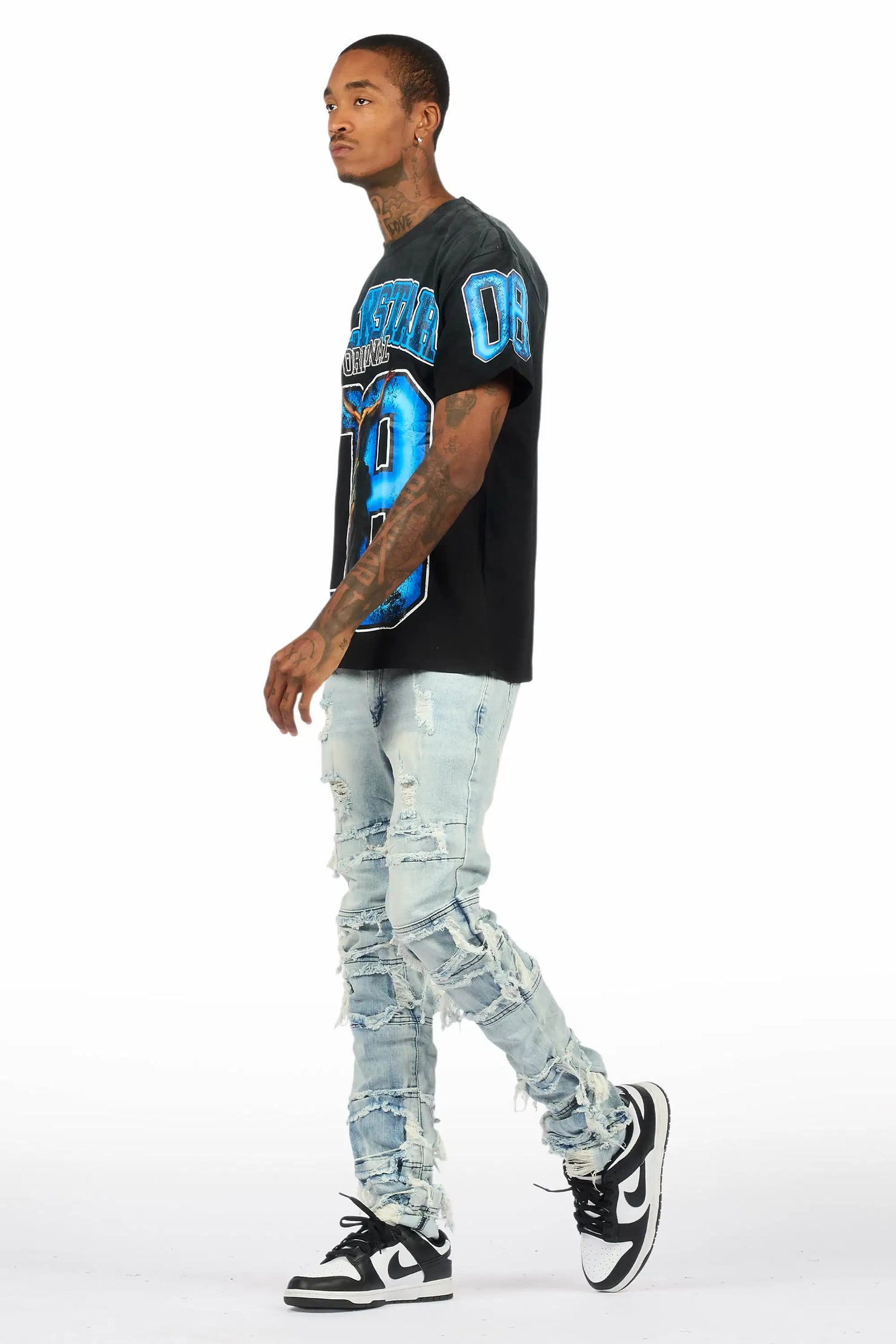 Vasco Light Blue Skinny Fit Jean