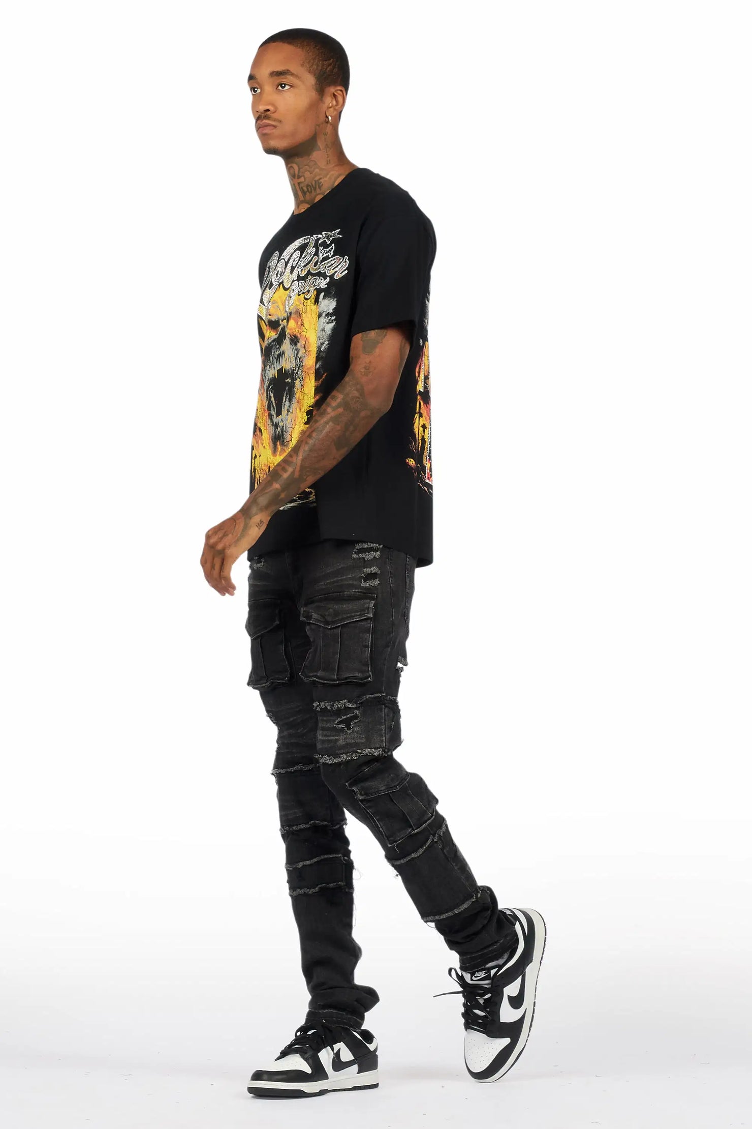 Folant Dark Grey Skinny Fit Jean