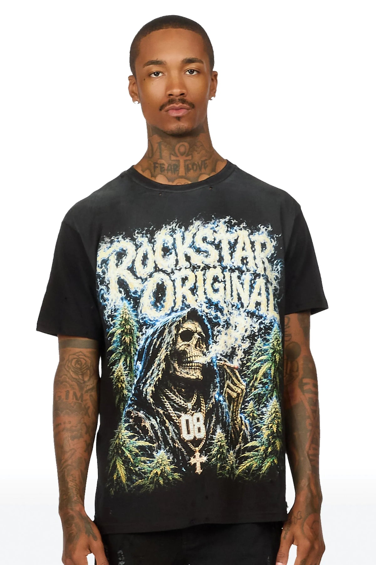 Madden Black Oversized Graphic T-Shirt