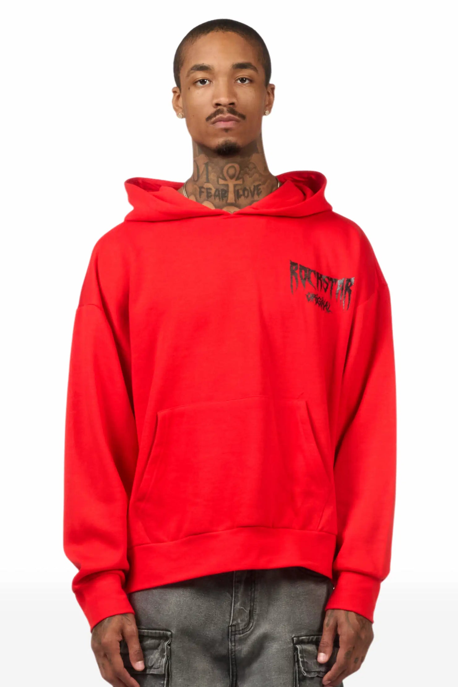 Twinkle Red Graphic Hoodie