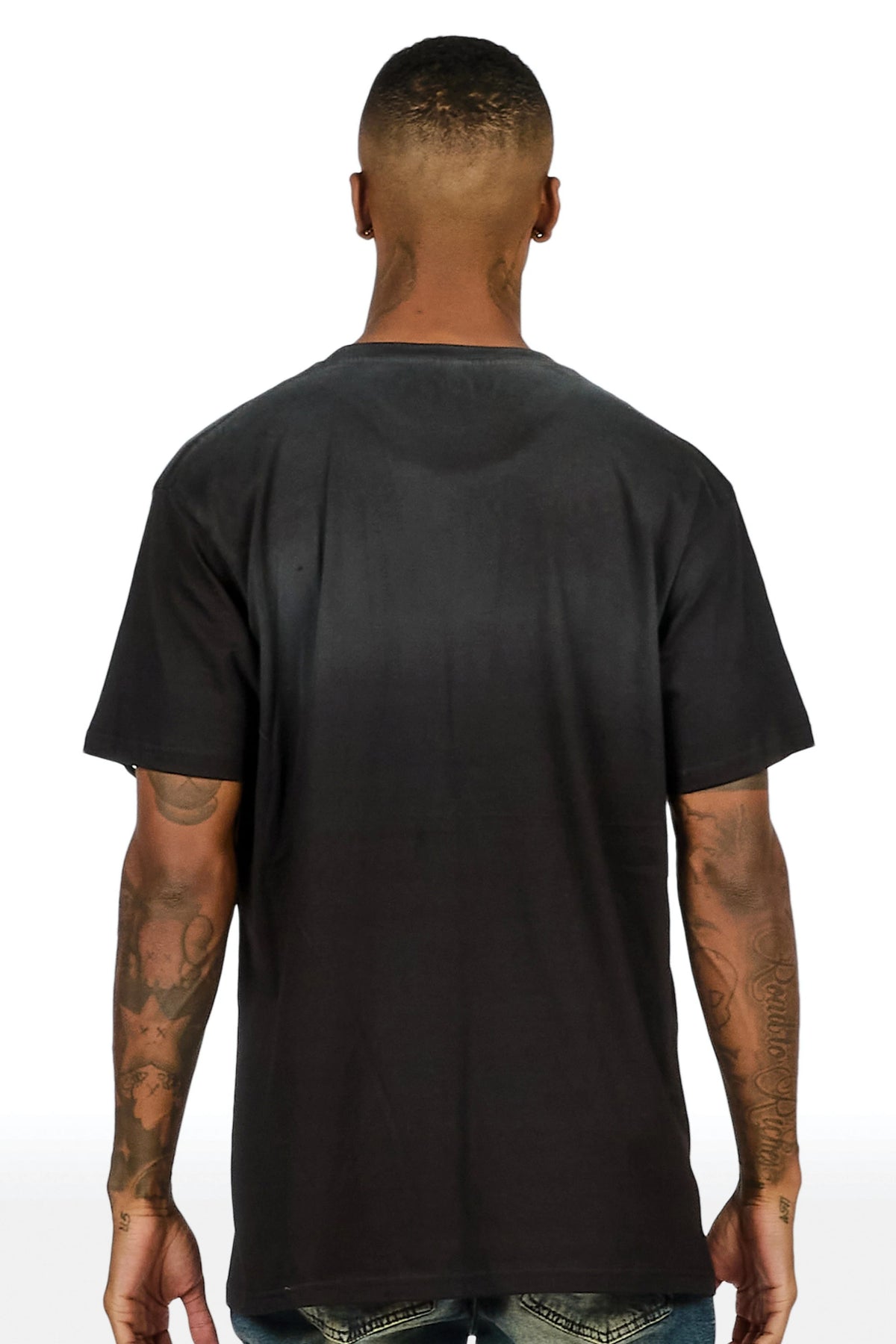 Ossuary Black Oversized Graphic T-Shirt