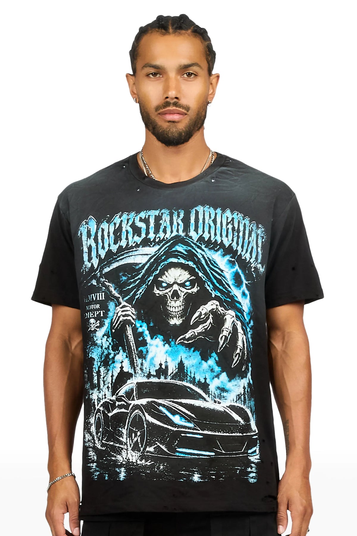 Bishop Black Oversized Graphic T-Shirt