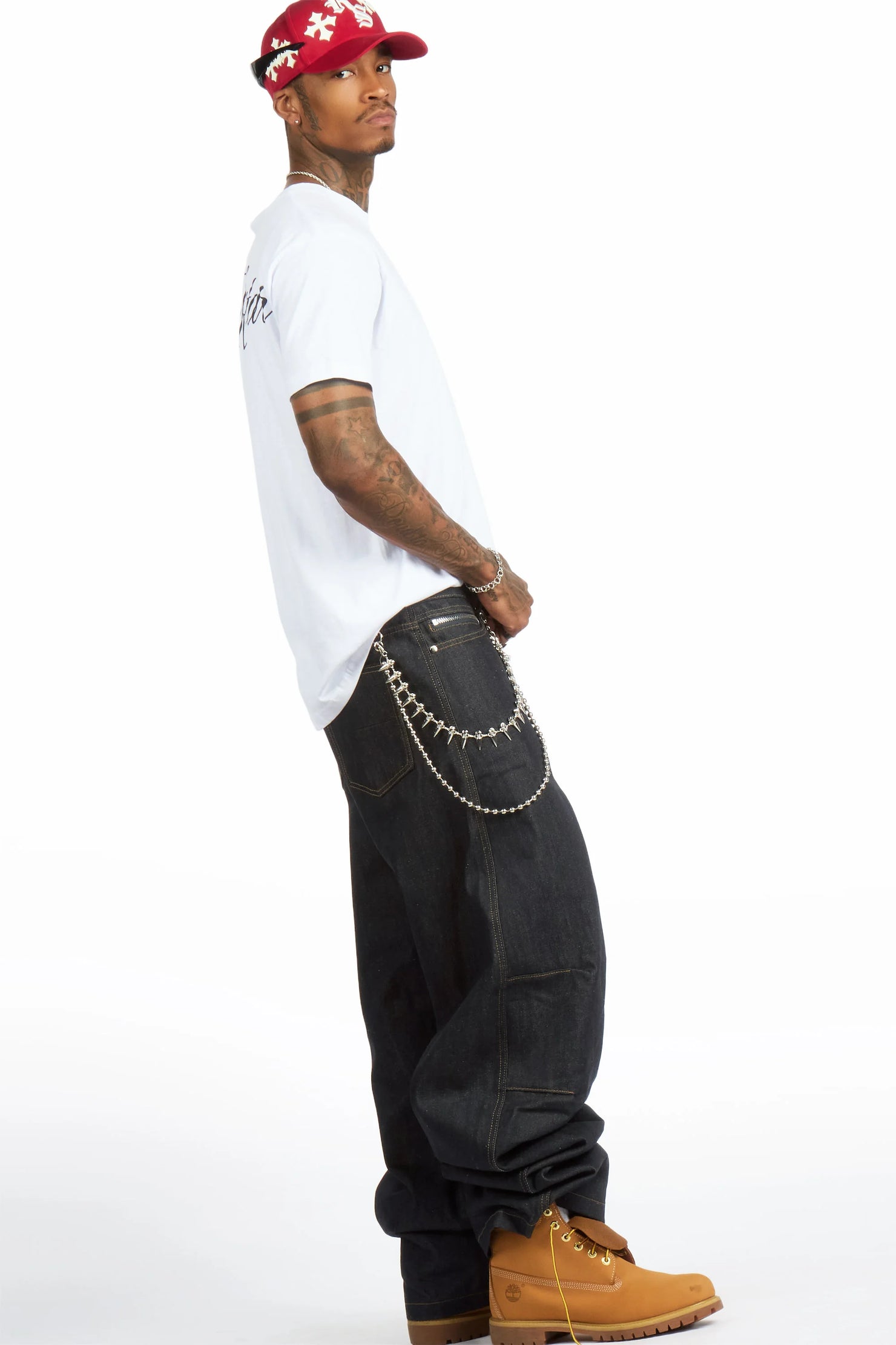 Fame Raw Blue Barrel Fit Jean