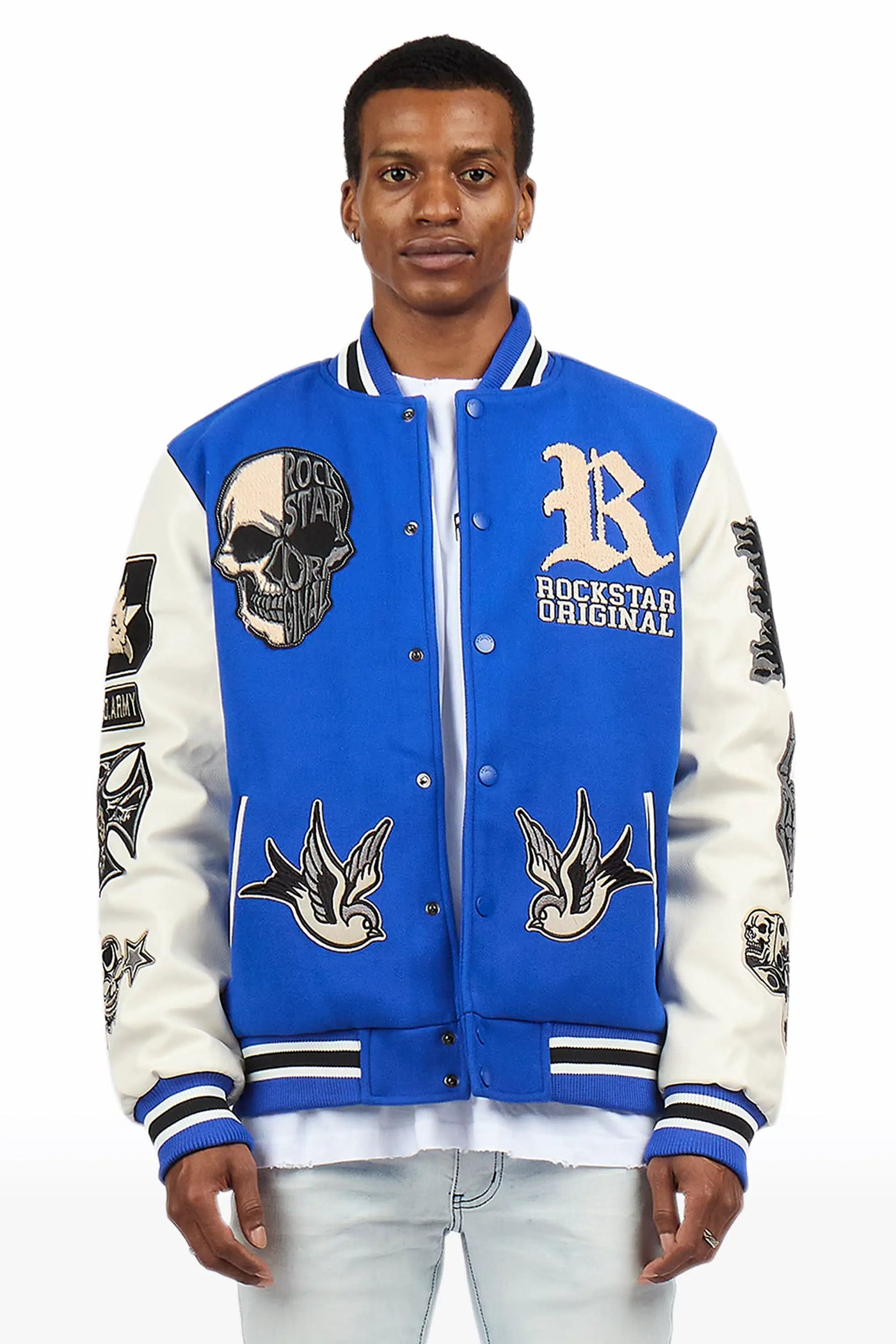 Vidar Royal Blue Varsity Jacket– Rockstar Original