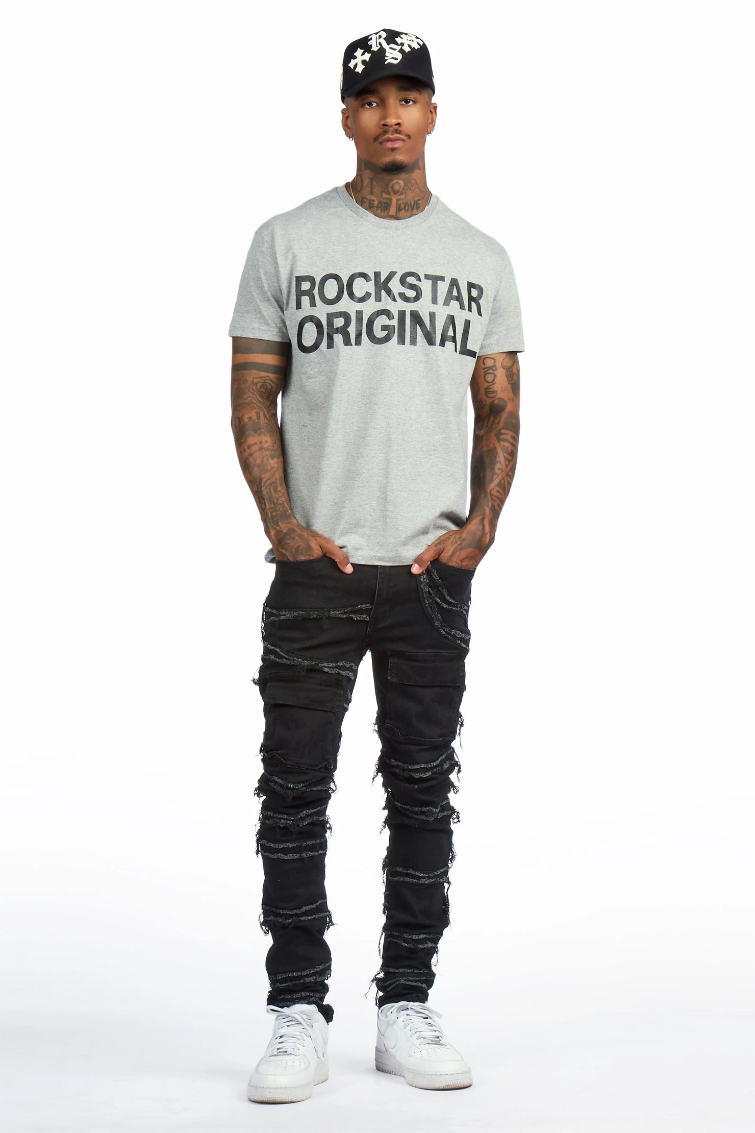 Vasco Black Skinny Fit Jean