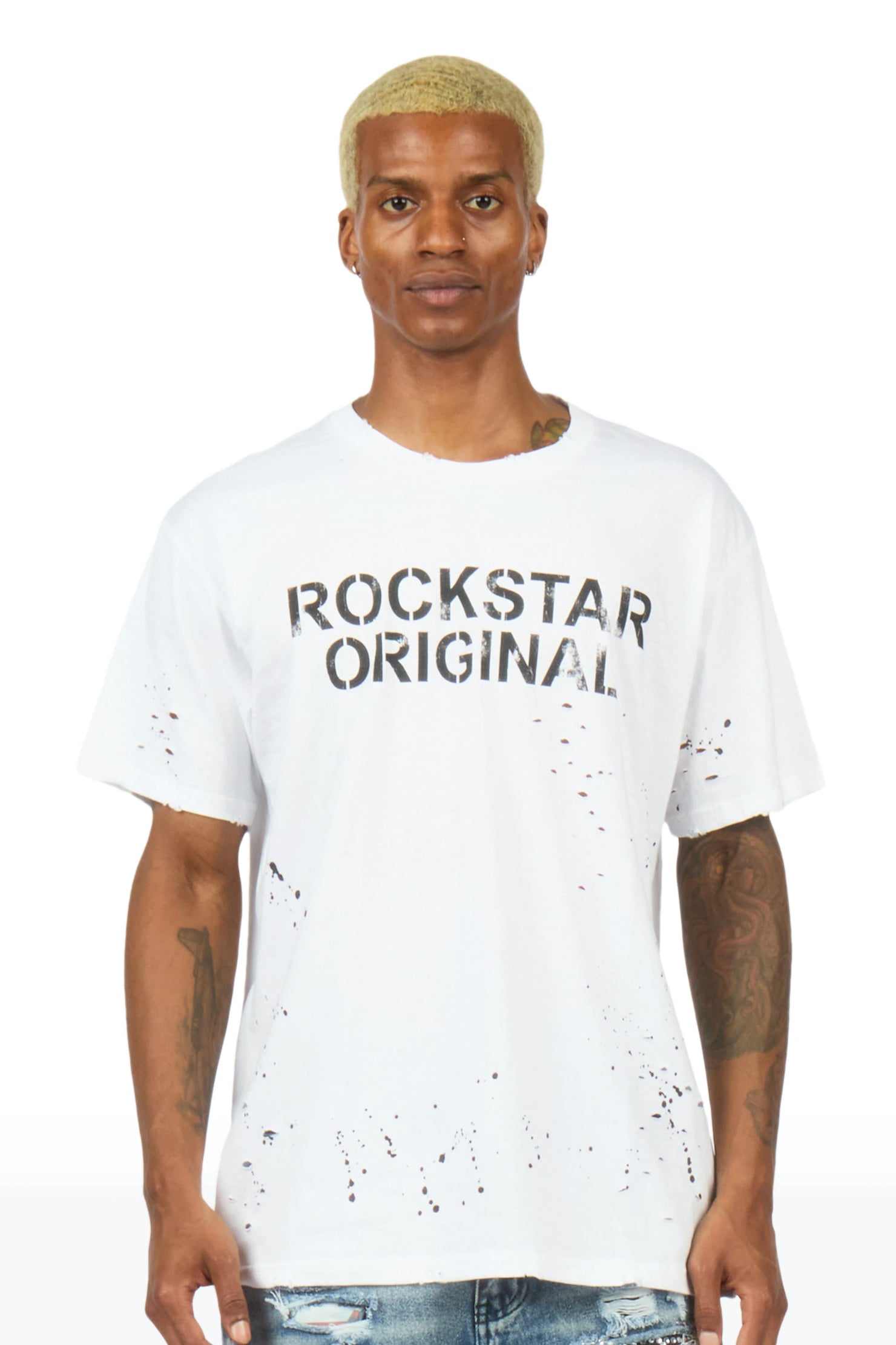 Reign White Oversized Graphic T-Shirt