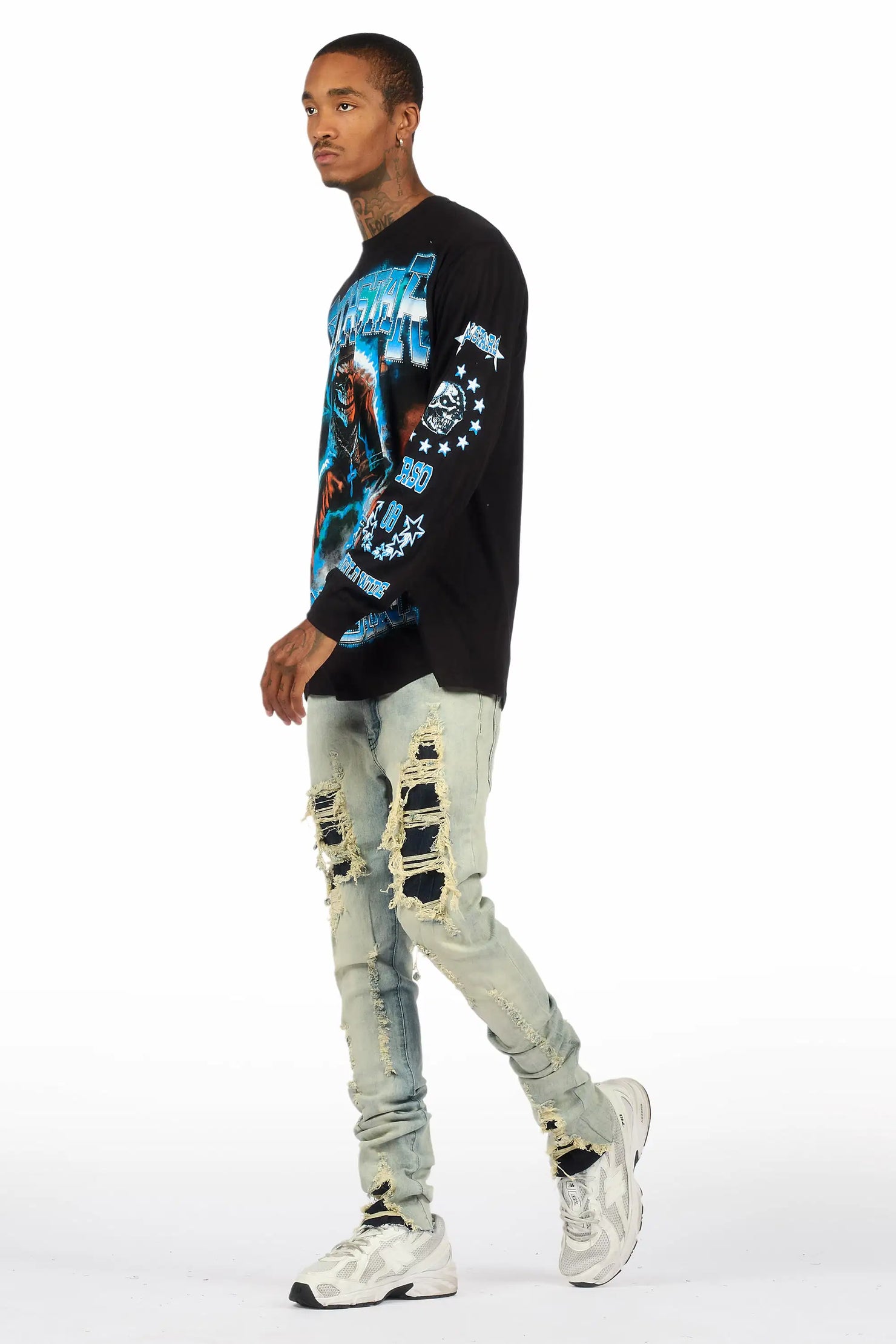 Fateh Light Blue Skinny Fit Jean
