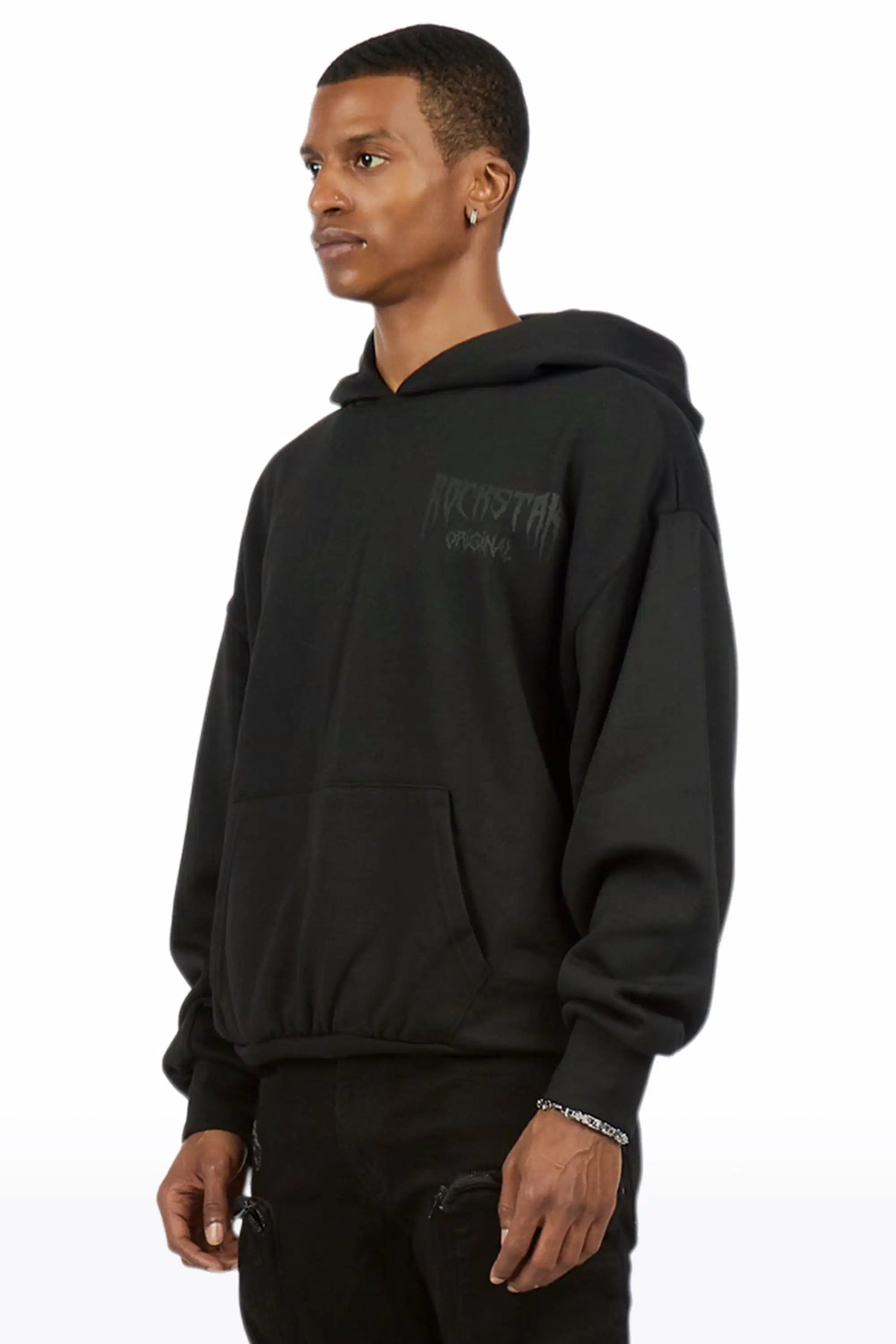 Twinkle Black/Black Graphic Hoodie