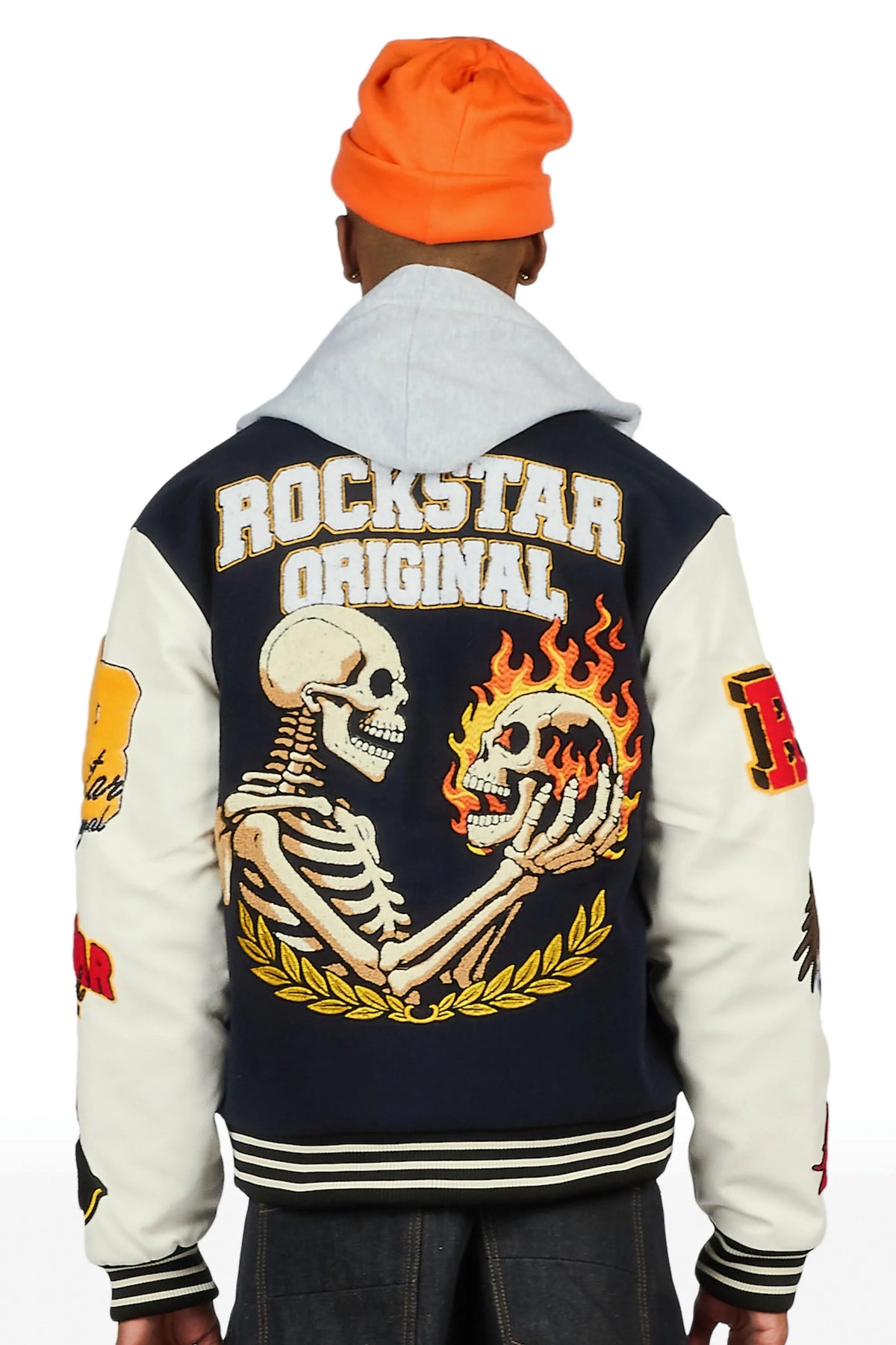 Griffith Navy Varsity Jacket