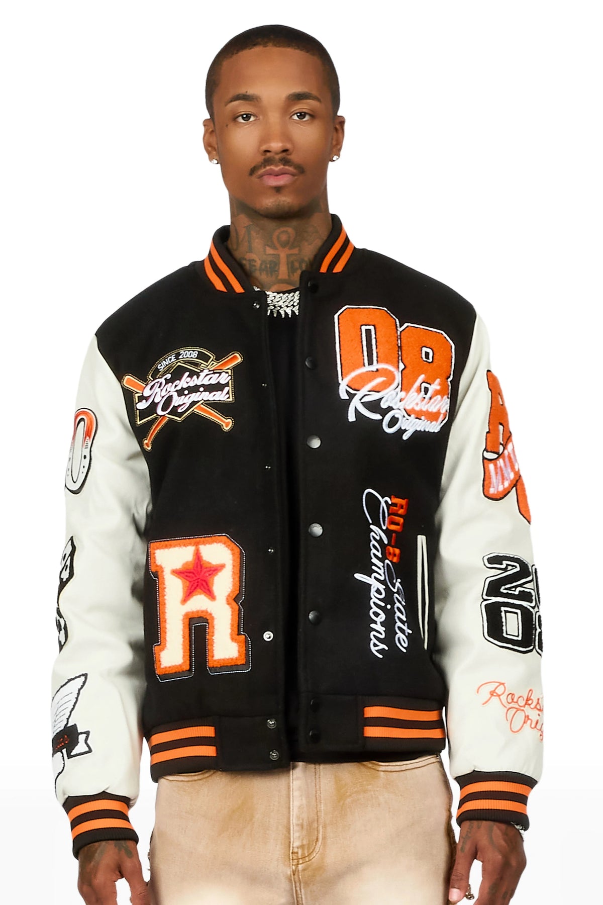 Forbidden Black Varsity Jacket