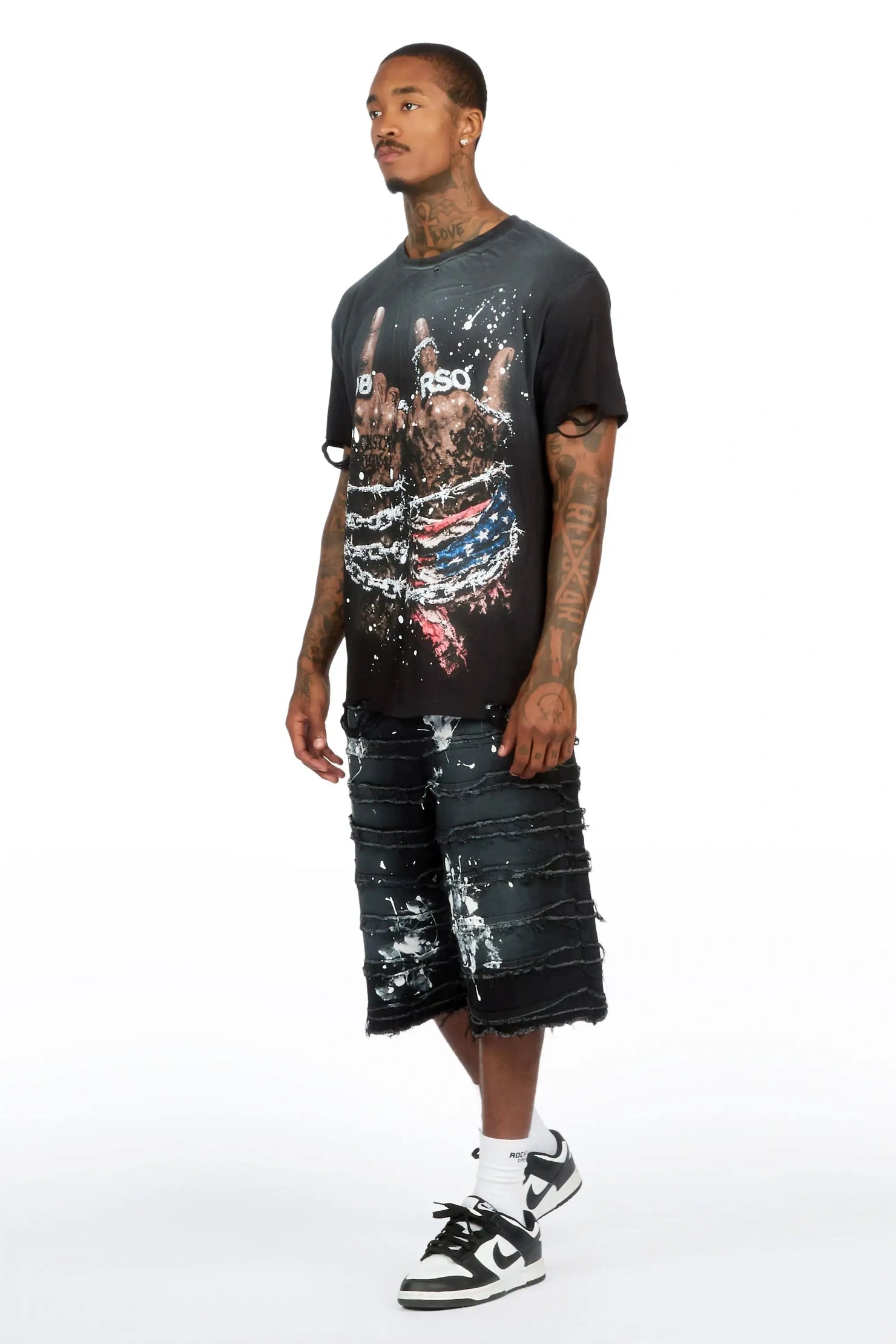 Garson Black Painter Jort