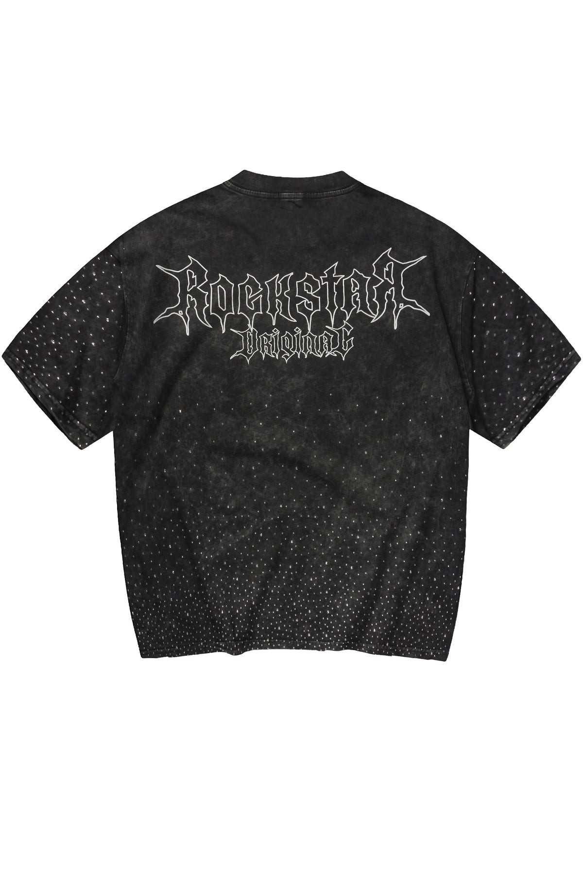 HEAVYWEIGHT OVERSIZED Twinkle Black Rhinestone Graphic T-Shirt