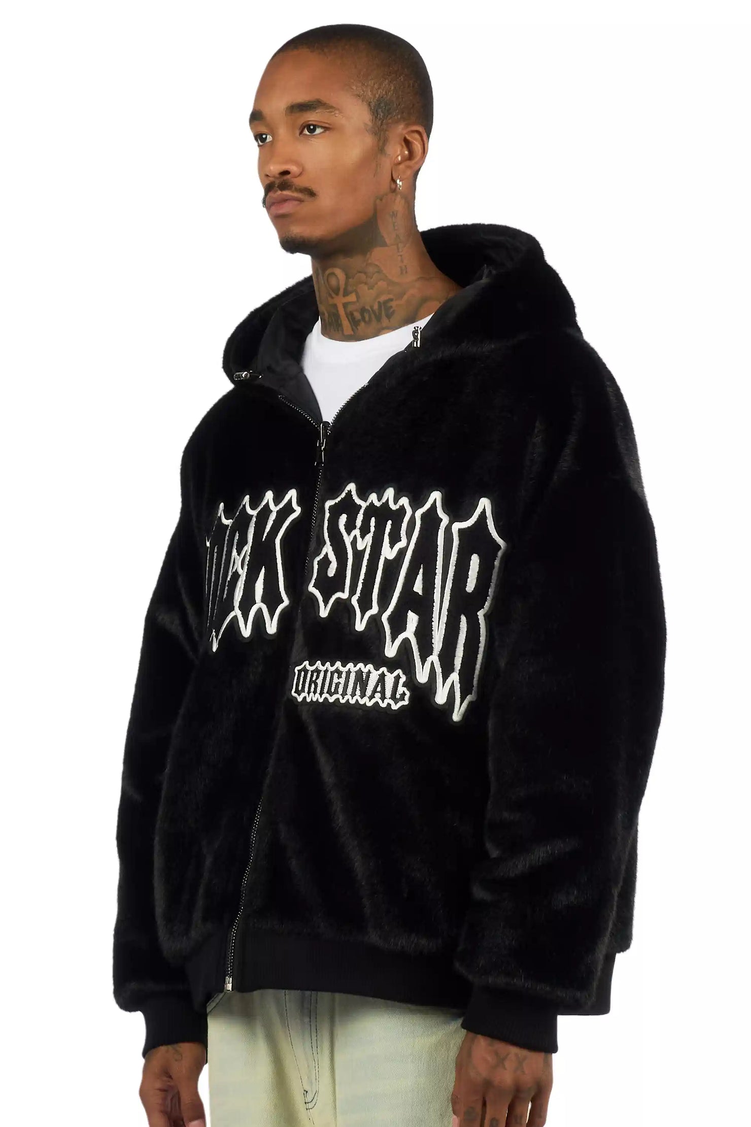 Iceevil Black Fur Jacket