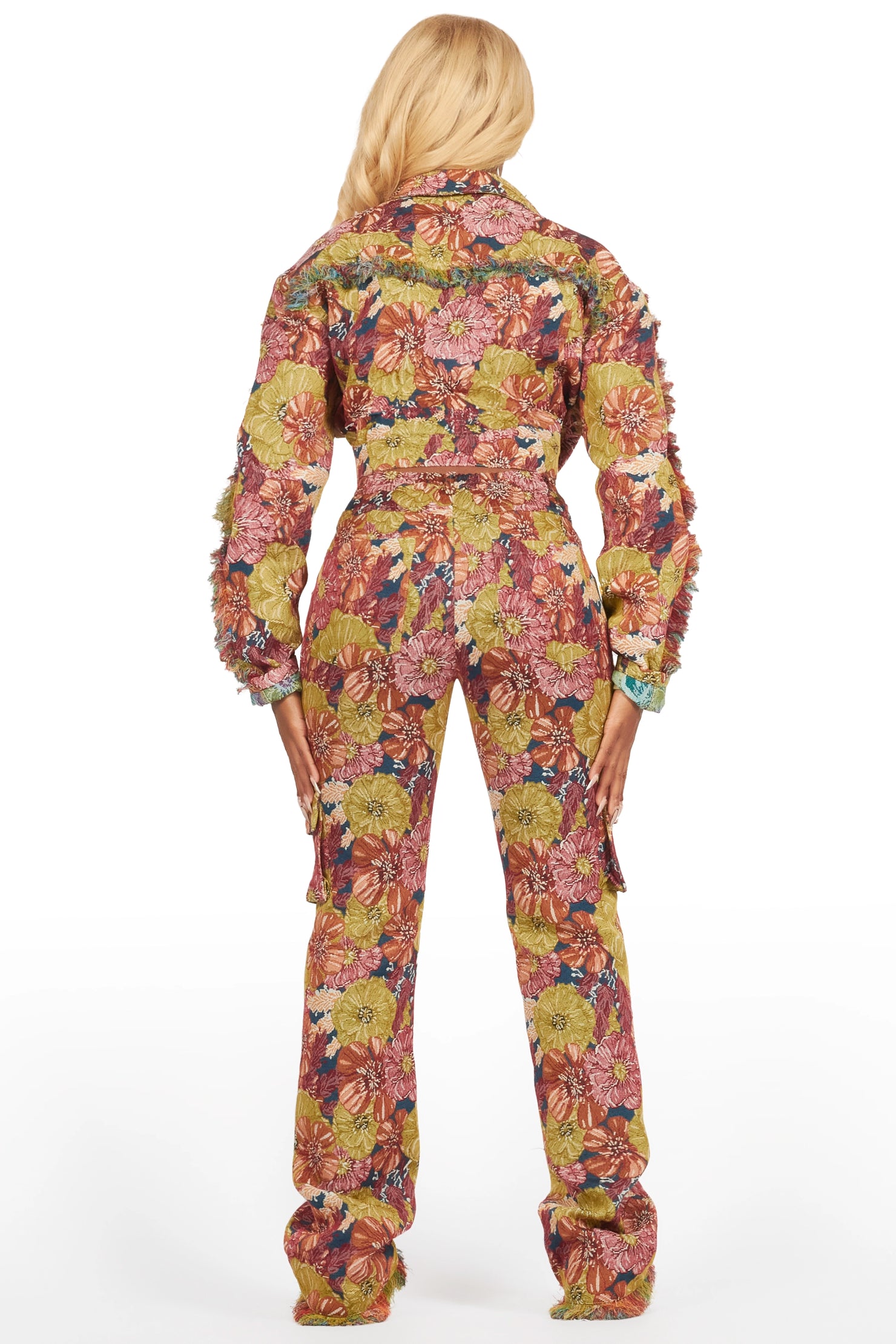 Sherita Navy Tapestry Jacket