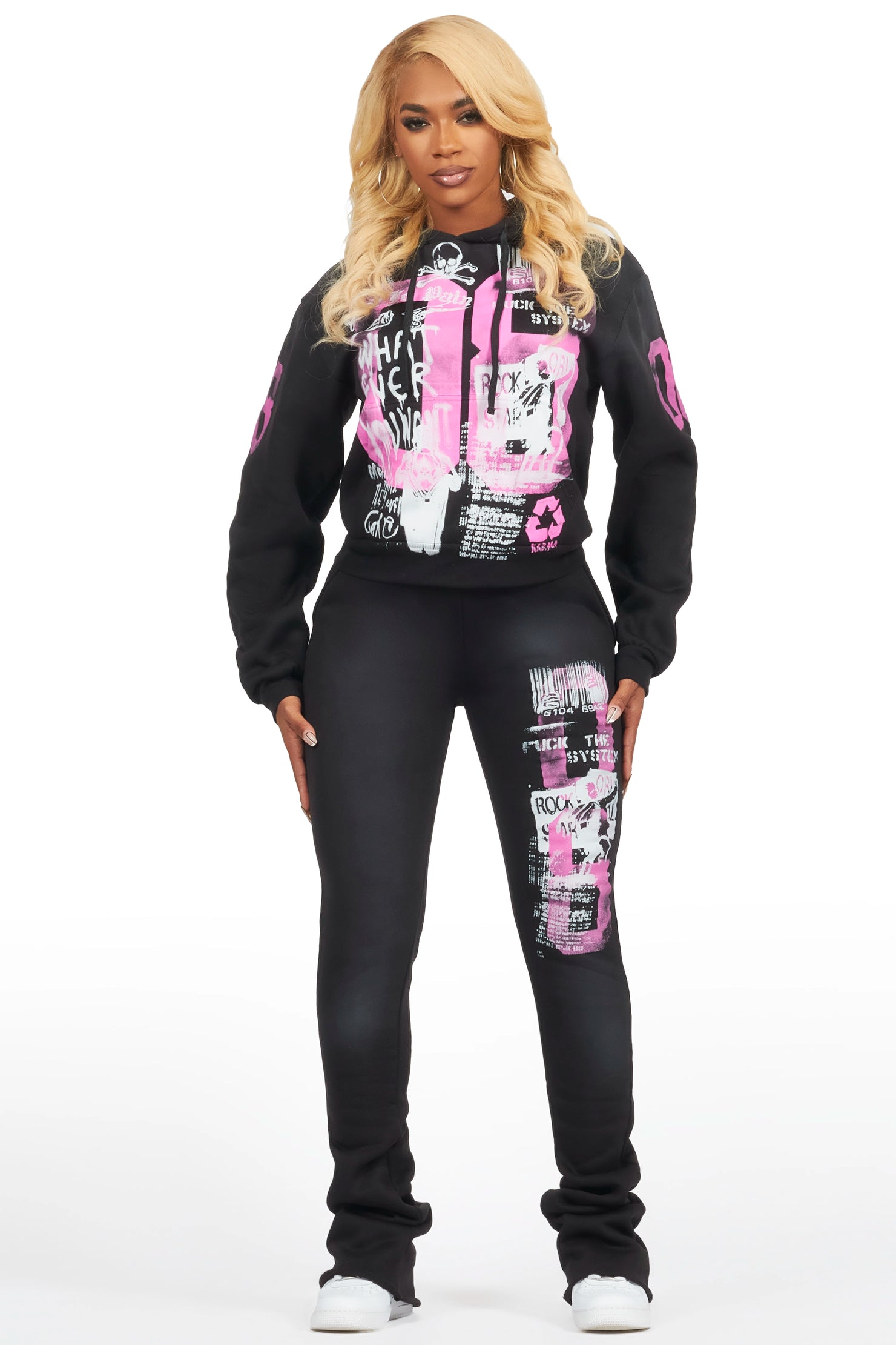 Arleasha Black Super Stacked Trackset