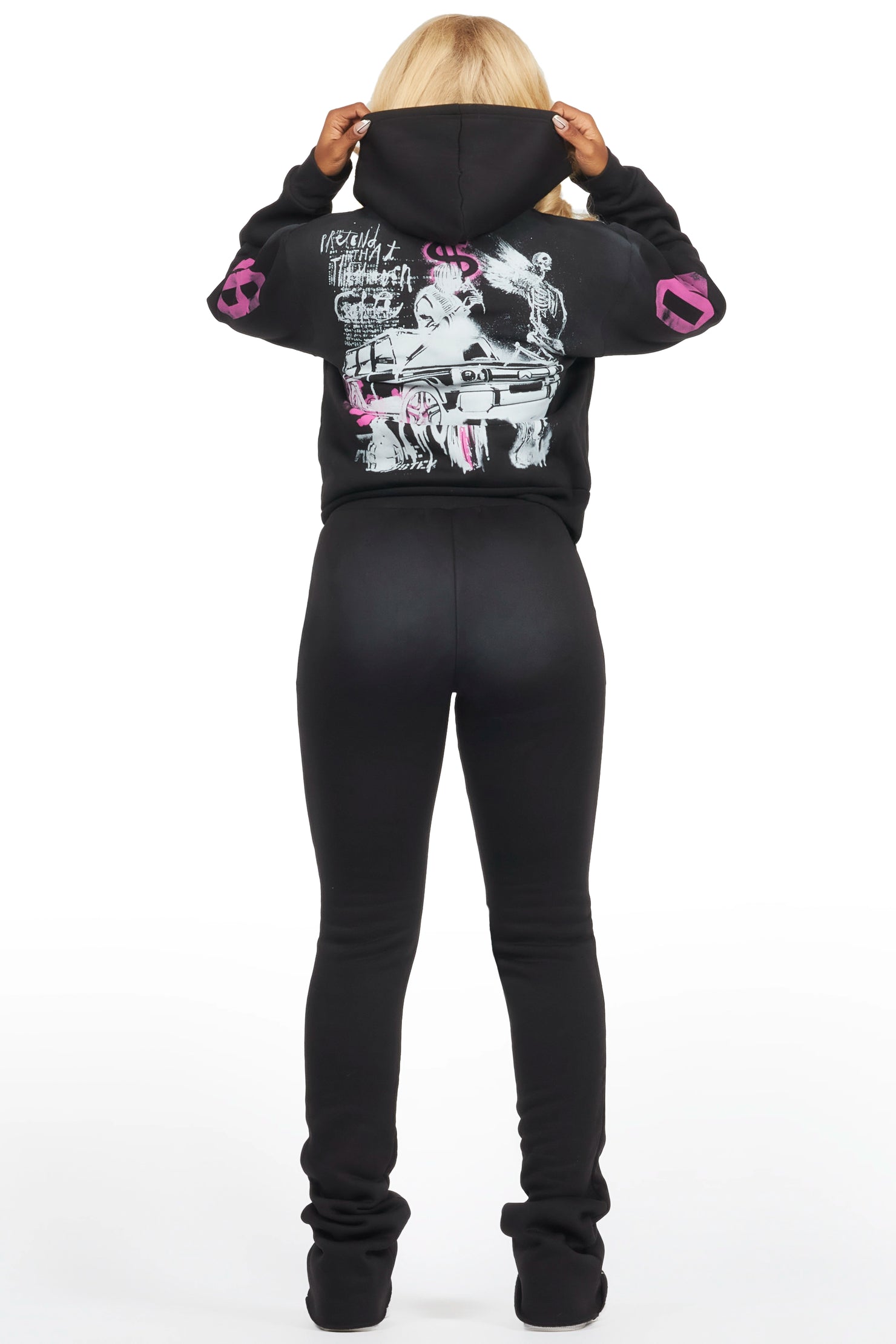 Arleasha Black Super Stacked Trackset