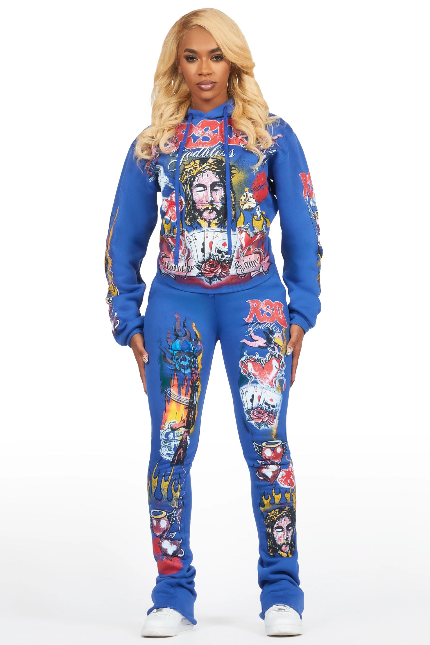 Curshae Royal Blue Super Stacked Trackset