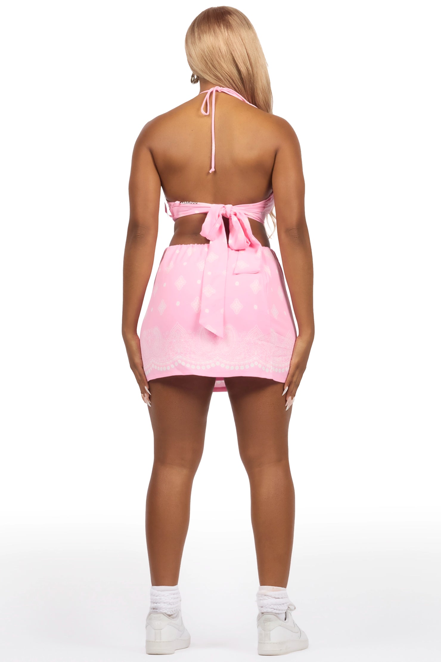 Jakarri Pink Skirt Set