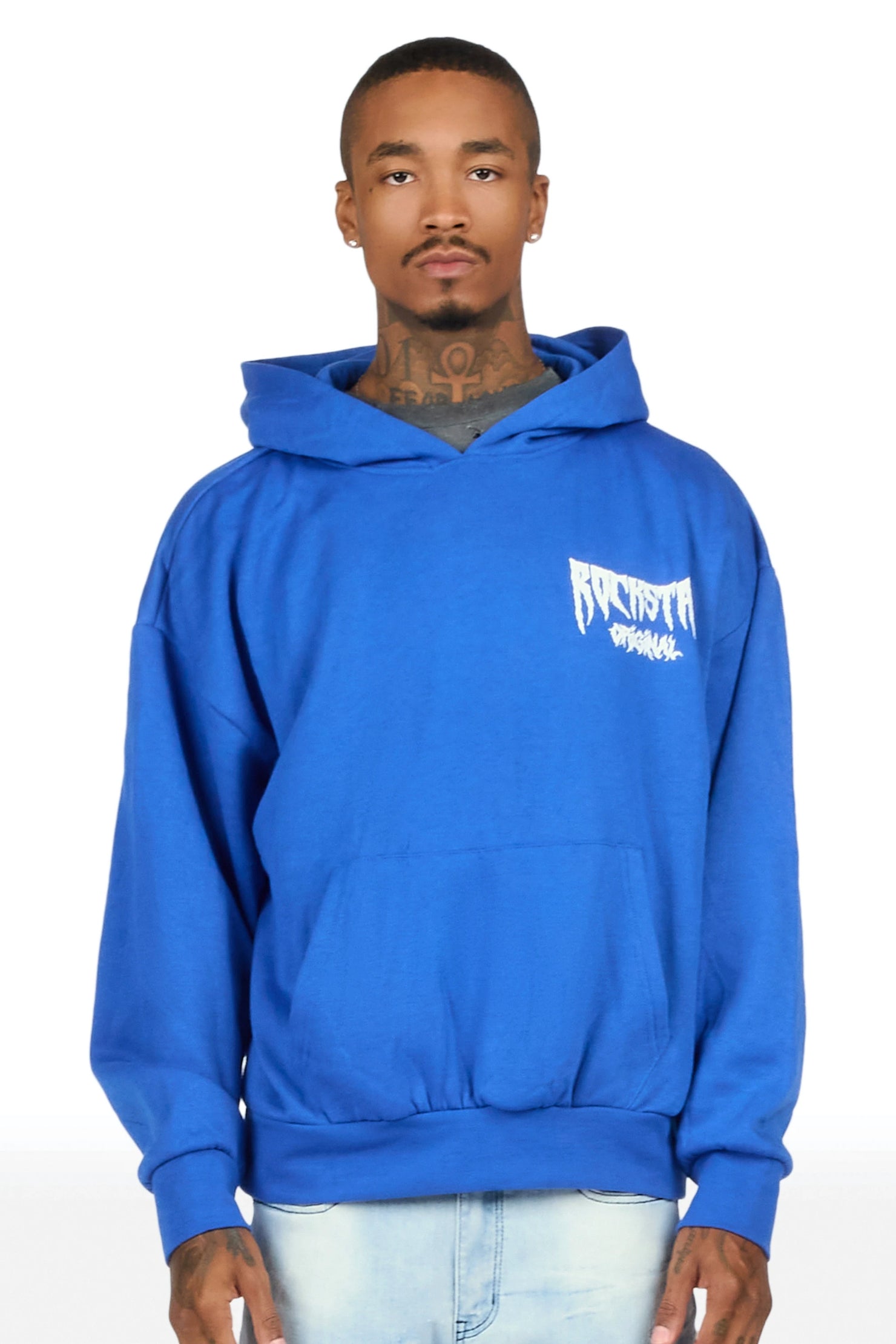 Twinkle Royal Blue Graphic Hoodie