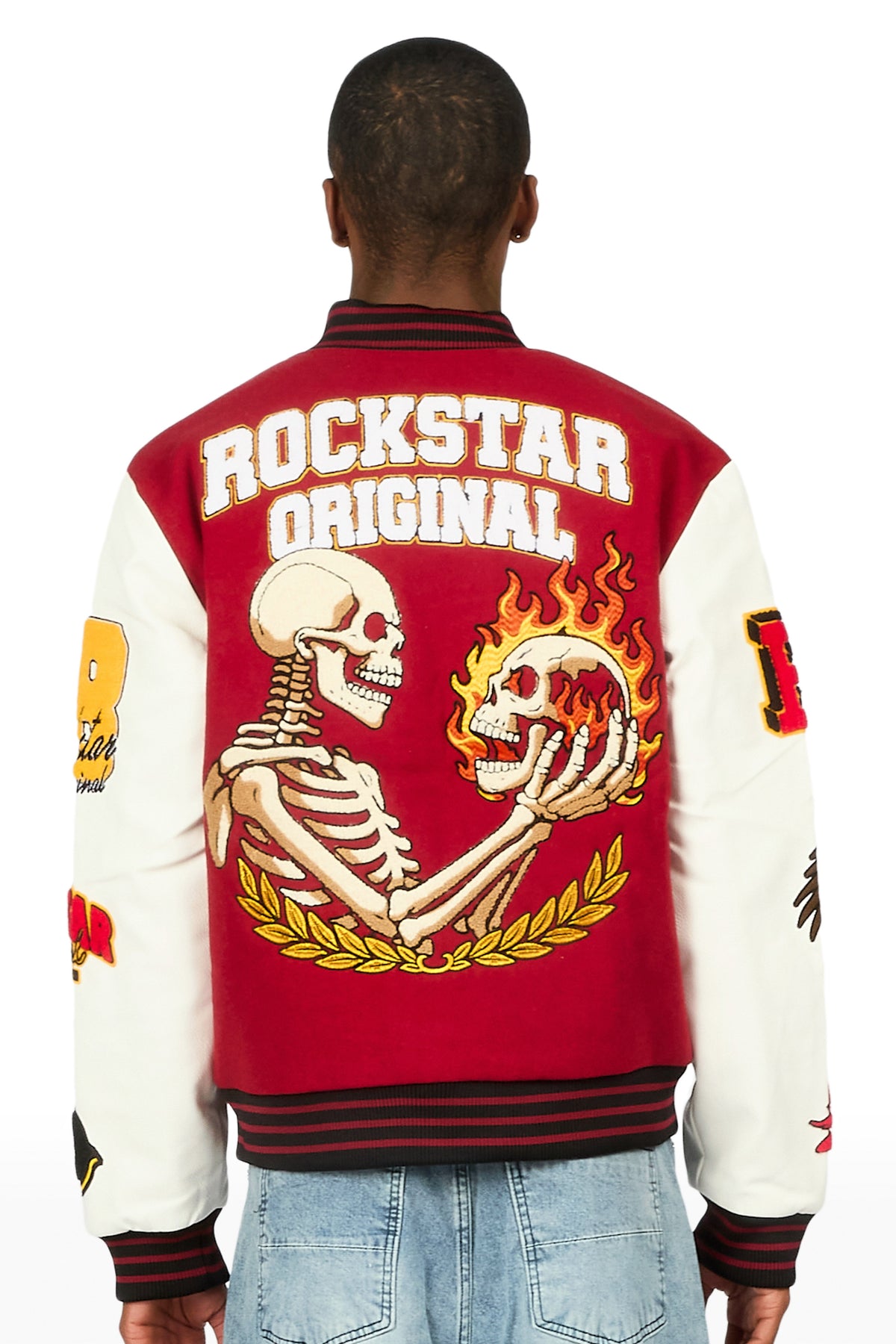 Griffith Red Varsity Jacket