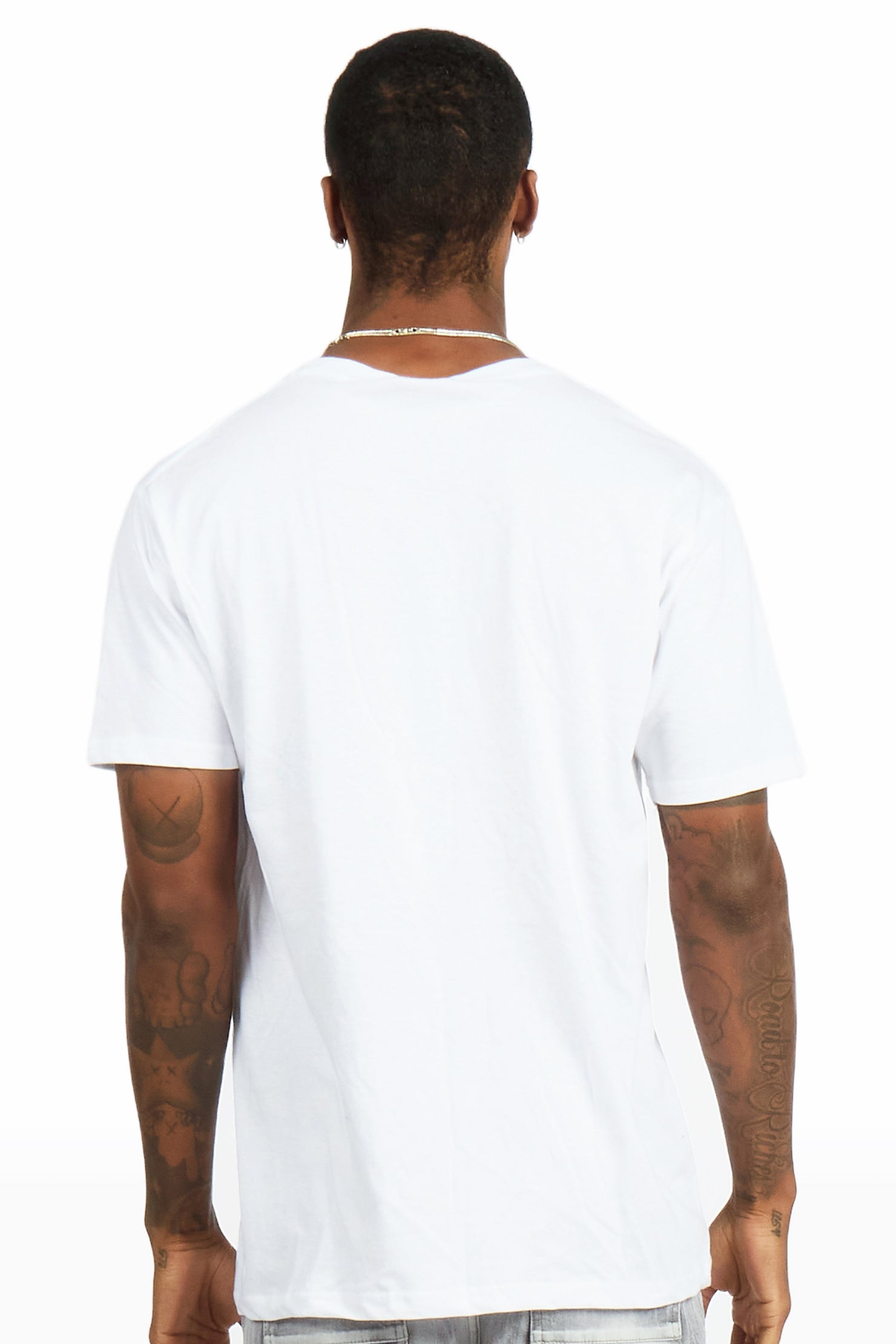 Octavio 2.0 White/Black Oversized Graphic T-Shirt