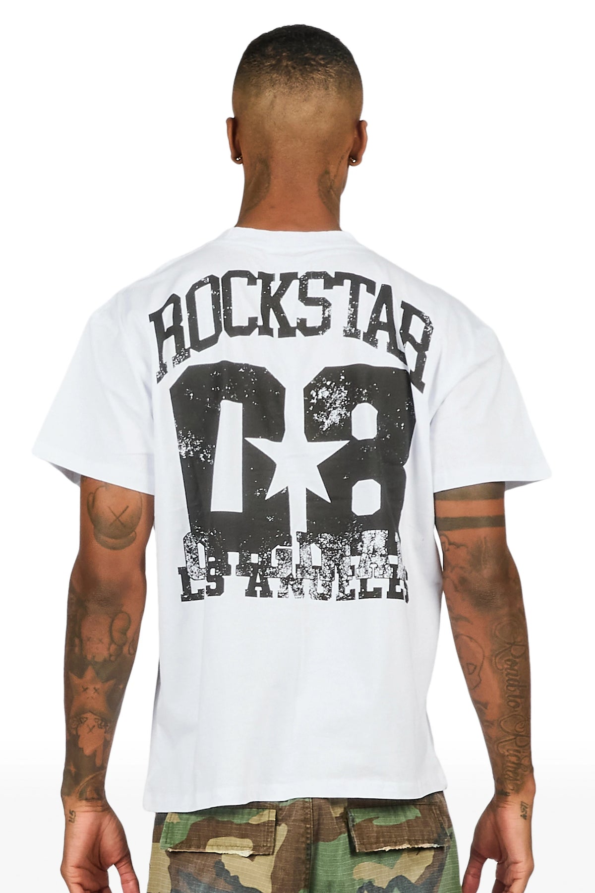 Kalix White Oversized Graphic T-Shirt
