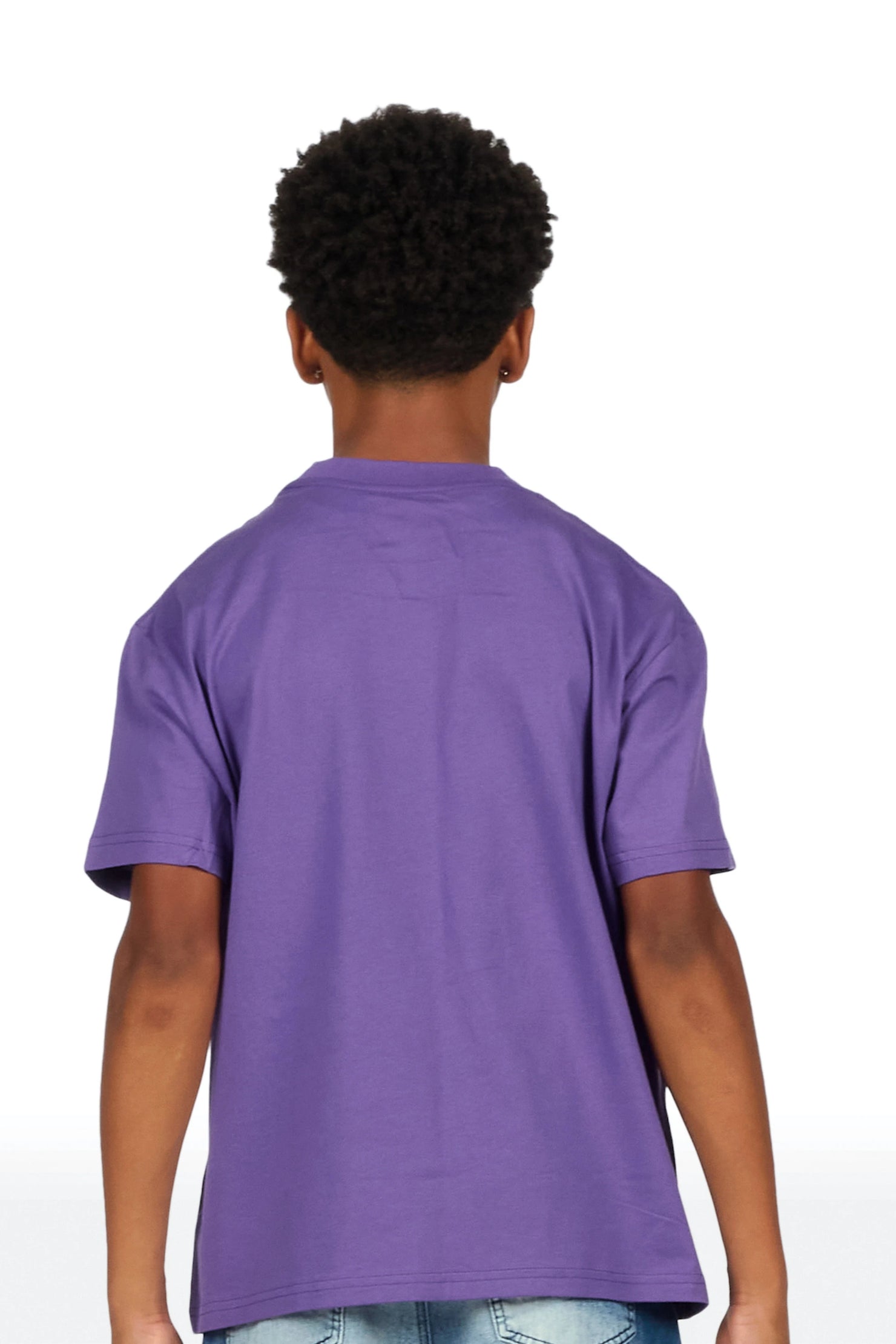 Boys Taunt Purple Grapchic T-Shirt