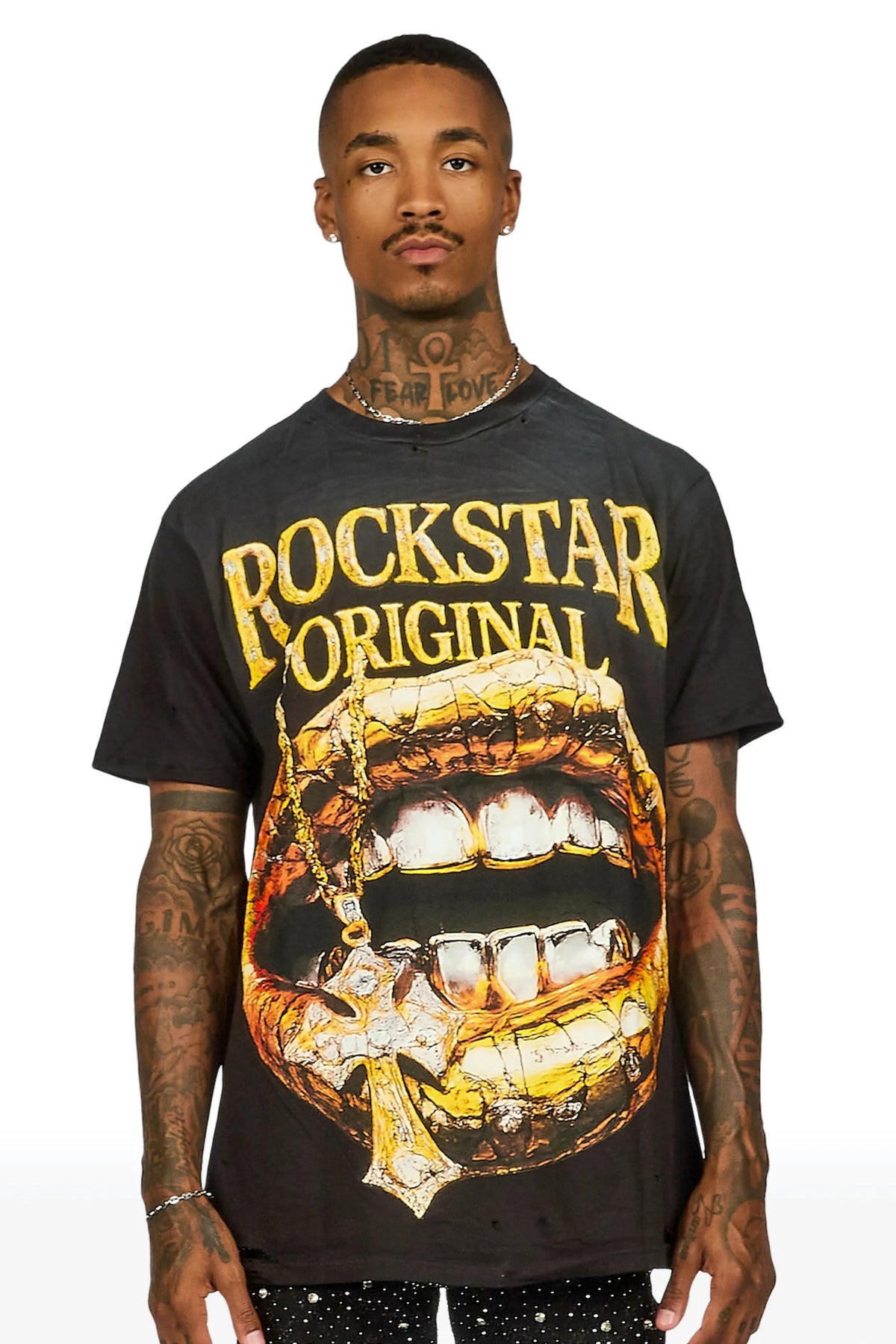 Bernal Black Oversized Graphic T-Shirt