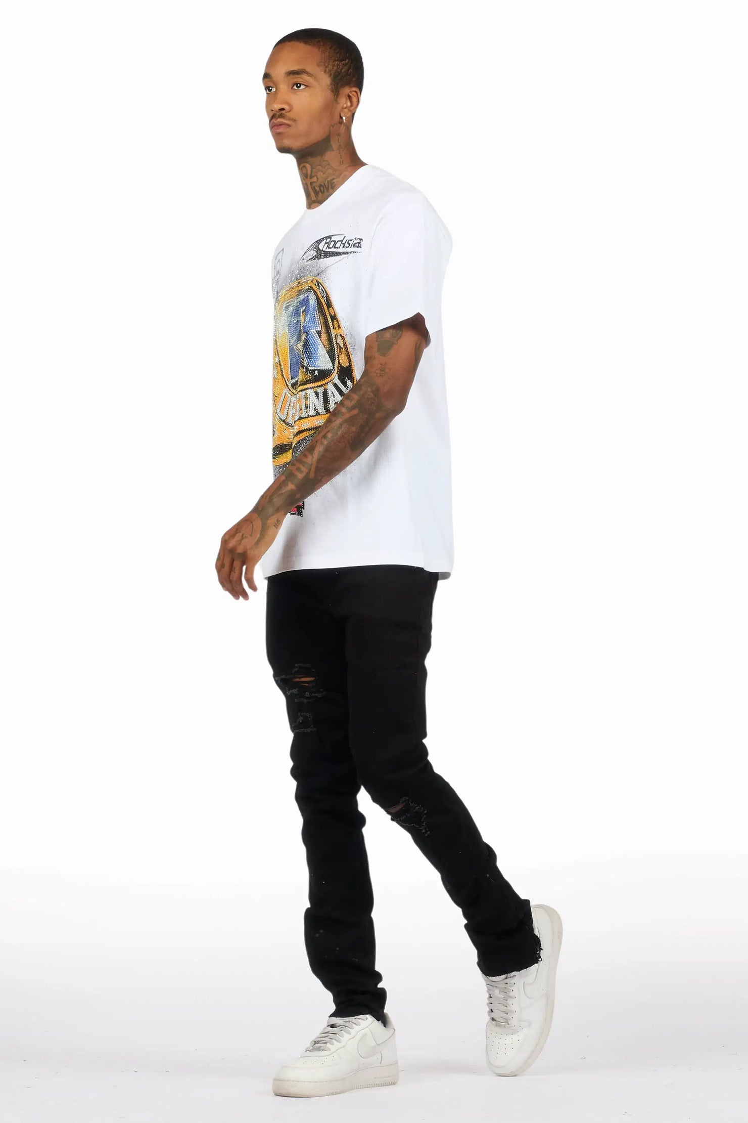 Ferg Black Skinny Fit Jean