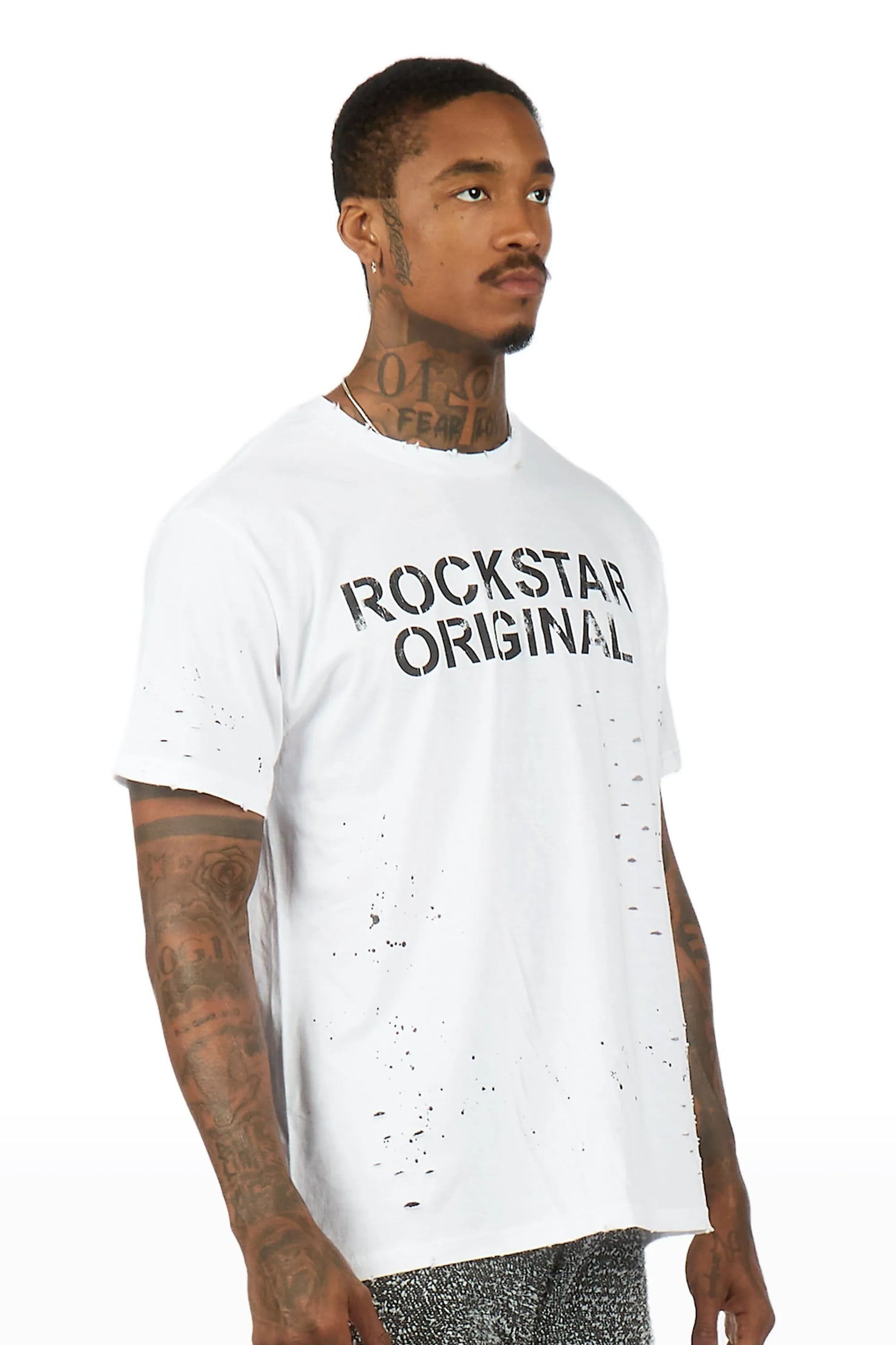 Reign White Oversized Graphic T-Shirt