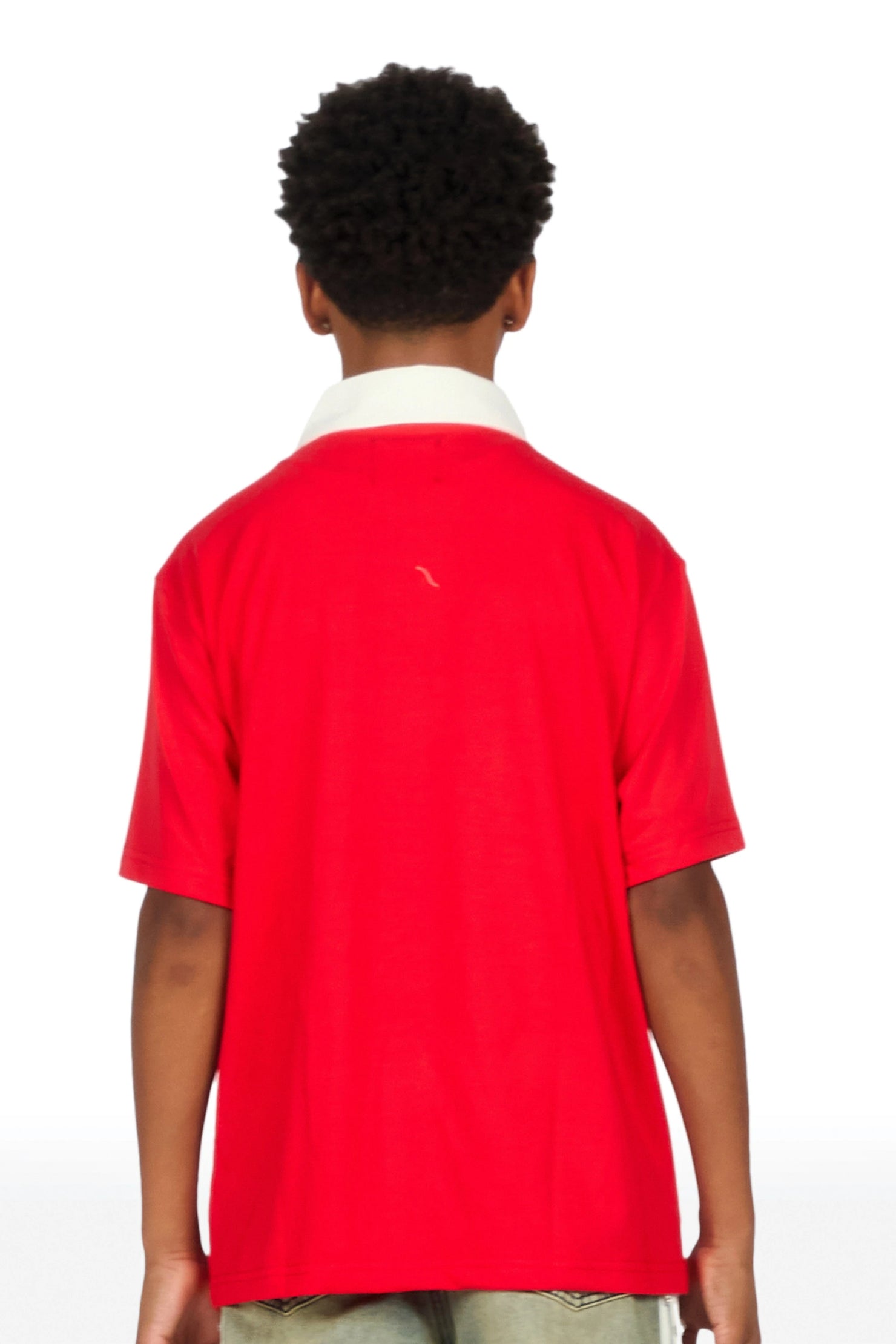 Boys Jimy Red Polo