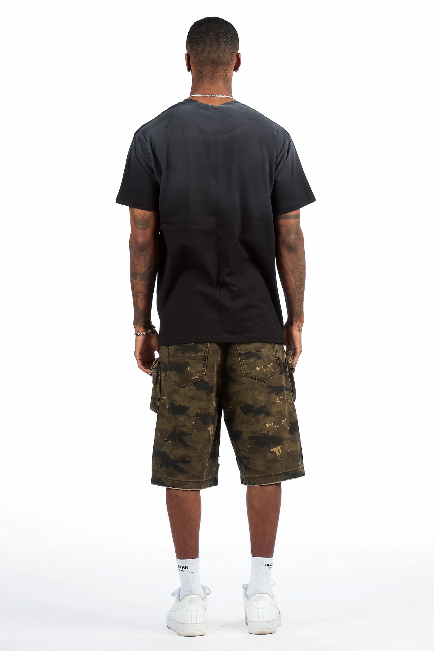 Savion Camo Denim Short