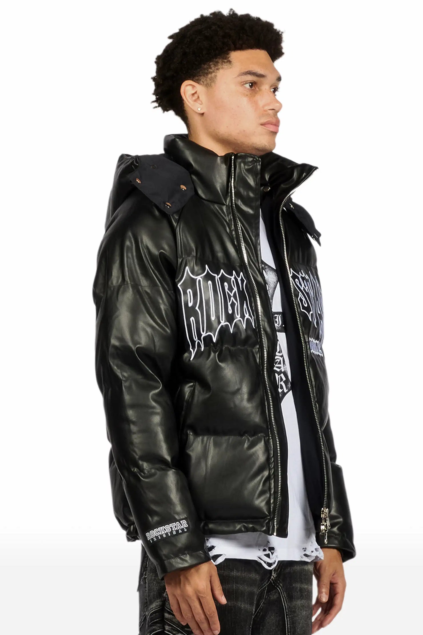 Ravi Black Puffer Jacket