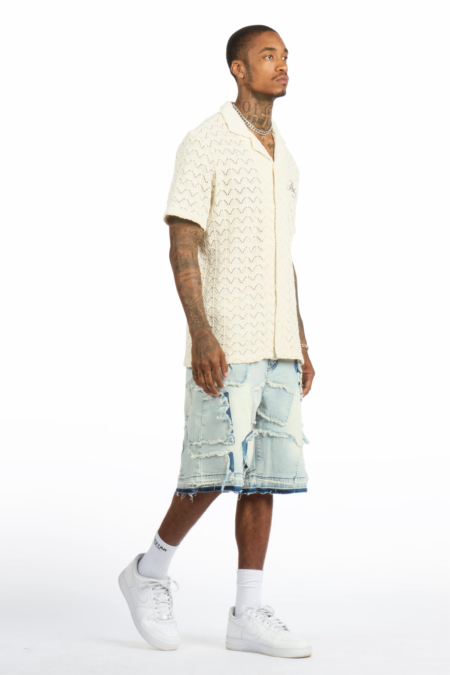 Jacomus Blue Denim Short
