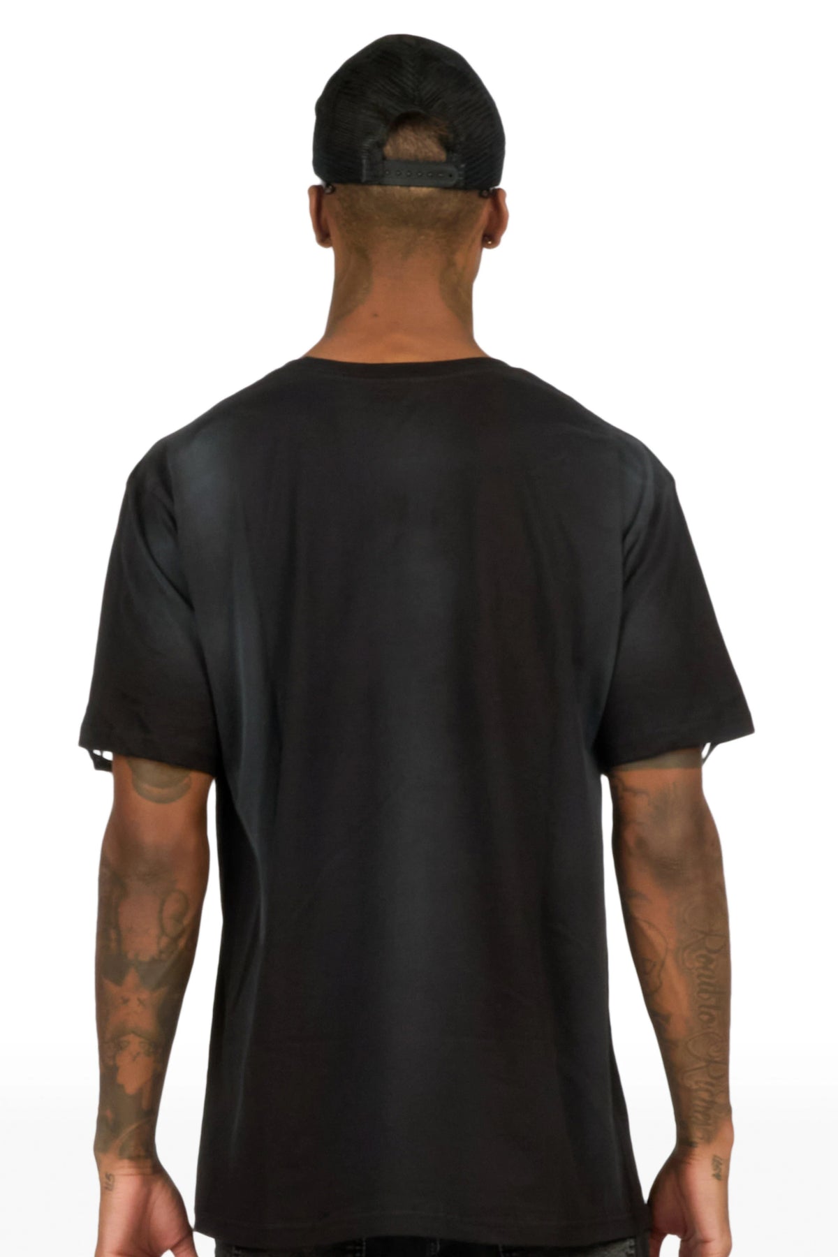 Mammonyx Black Oversized Graphic T-Shirt