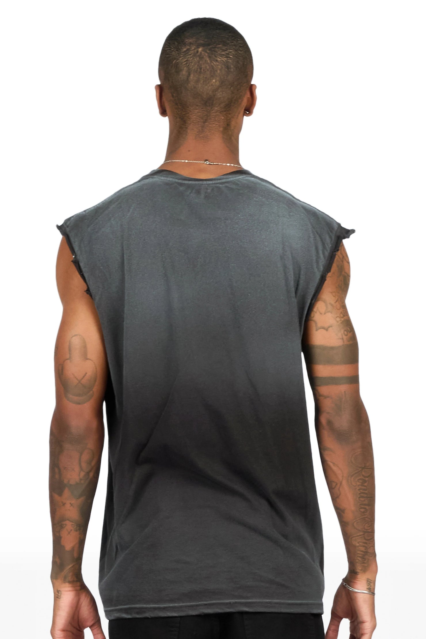 Kursi Black Cut Off T-Shirt