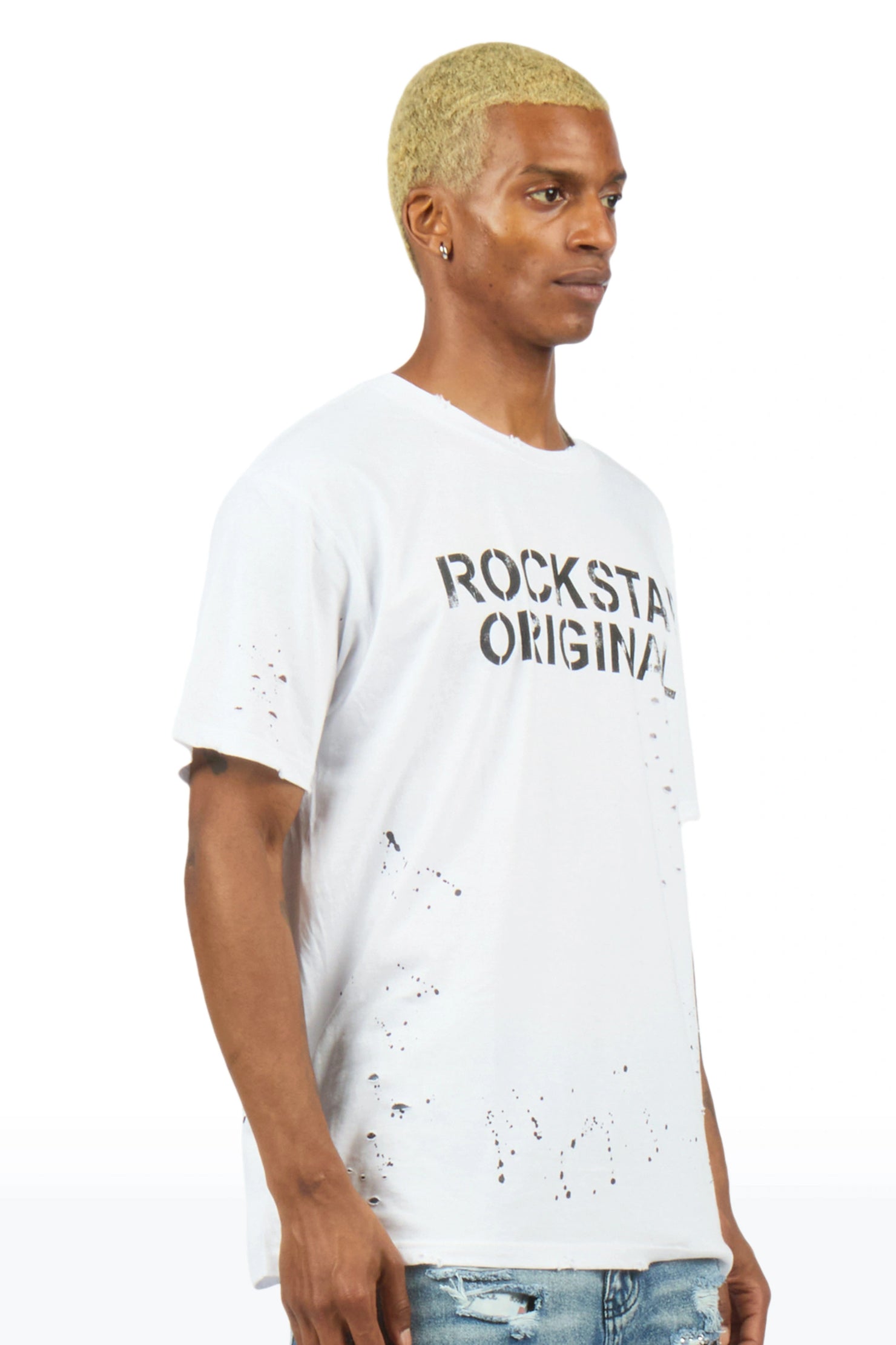 Reign White Oversized Graphic T-Shirt